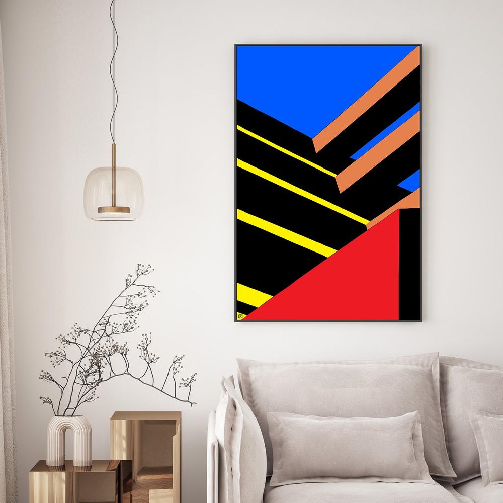 Bold Geometric Abstraction-by-Giuseppe Cristiano-wall-art-print-canvas-poster-framed-Gioia