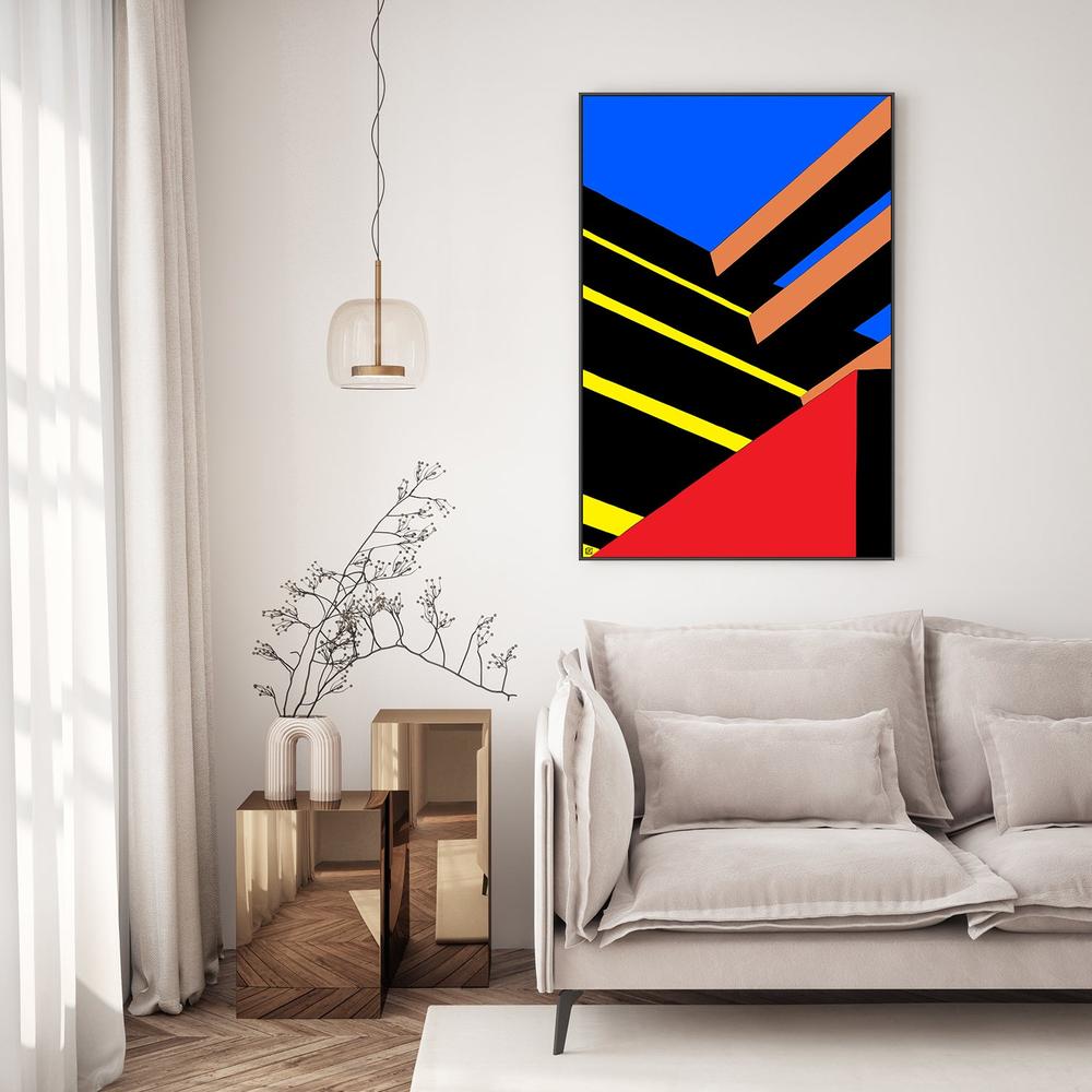 Bold Geometric Abstraction-by-Giuseppe Cristiano-wall-art-print-canvas-poster-framed-Gioia