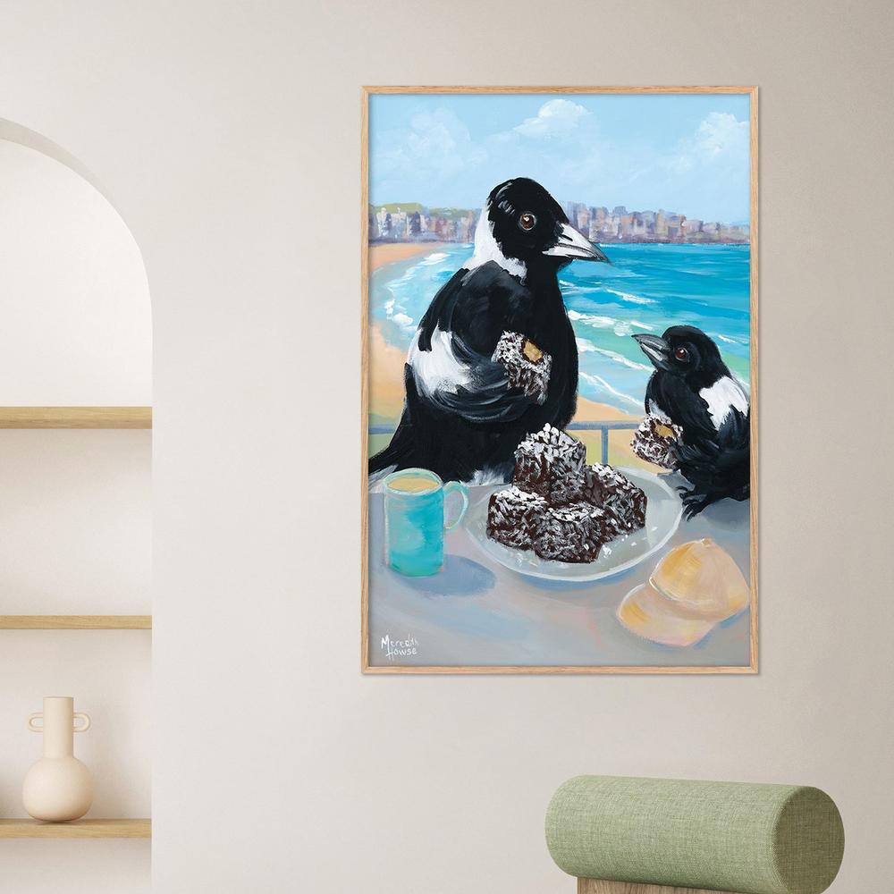 Bondi Lamington-by-Meredith Howse-wall-art-print-canvas-poster-framed-Gioia