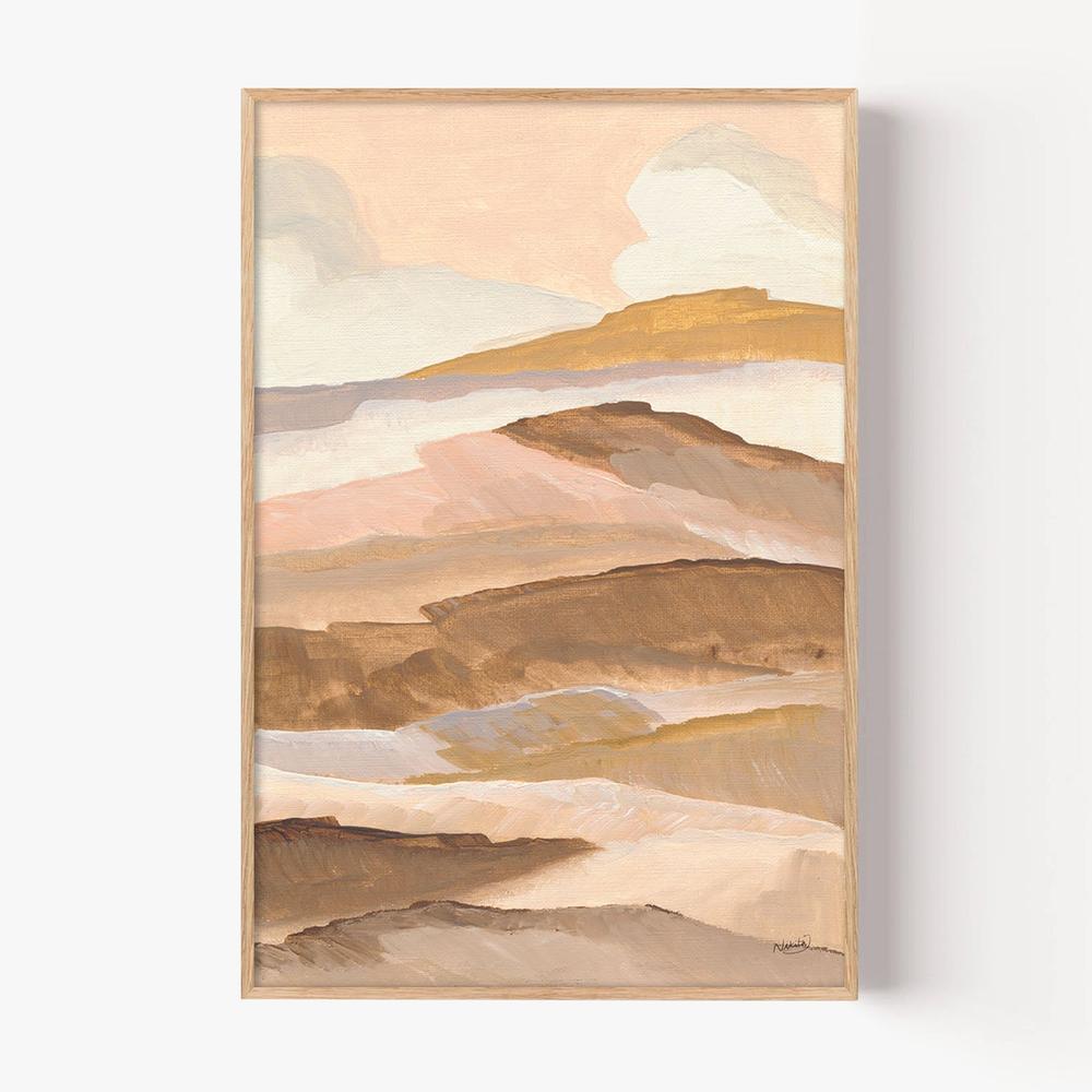 Burnt Horizon, Style B-by-Nikita Jariwala-wall-art-print-canvas-poster-framed-Gioia