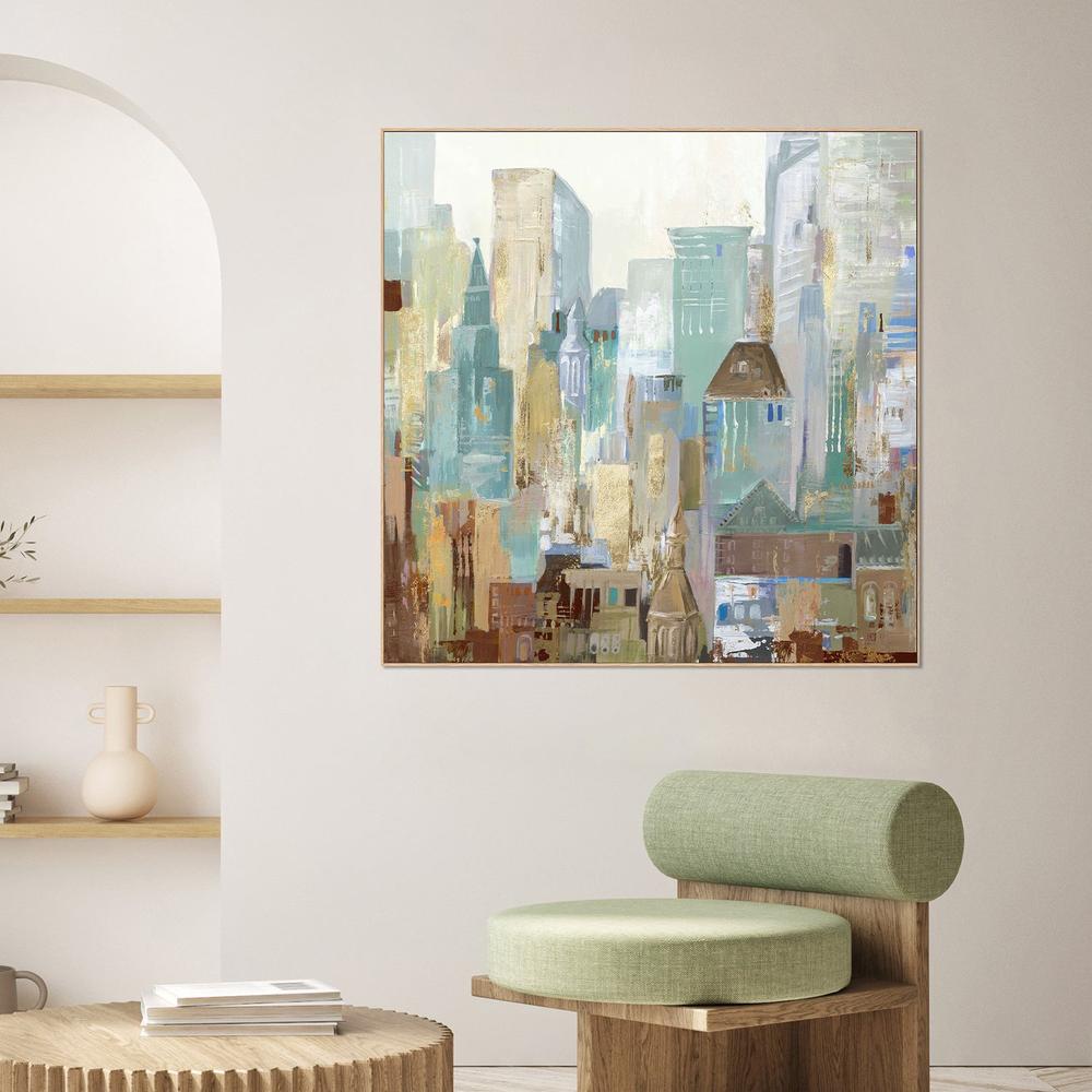 Bustle City, Style A-by-Lera-wall-art-print-canvas-poster-framed-Gioia