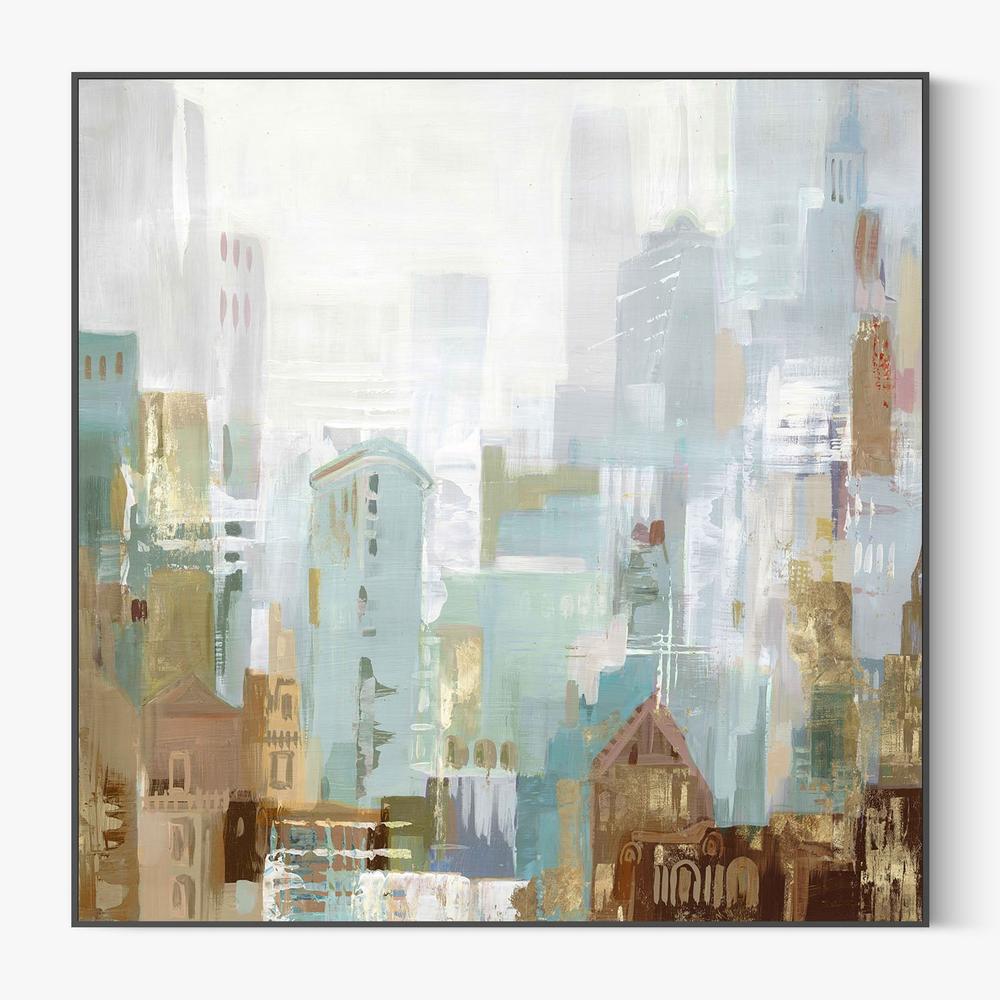 Bustle City, Style B-by-Lera-wall-art-print-canvas-poster-framed-Gioia