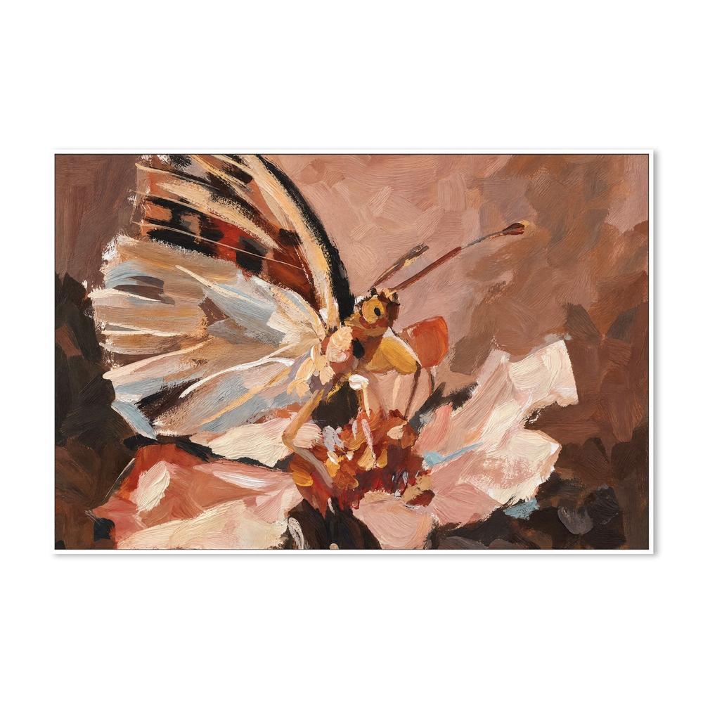 Butterfly in Terracotta Light-by-Gioia Wall Art-wall-art-print-canvas-poster-framed-Gioia