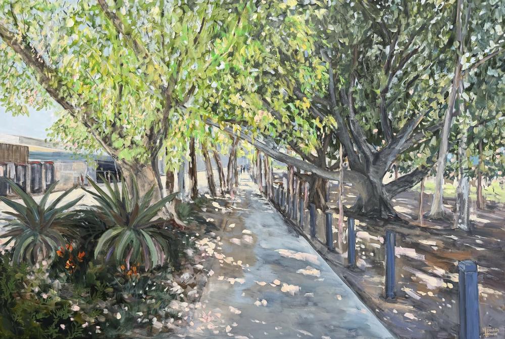 Bulimba. Original hand-painted artwork by Meredith Howse.