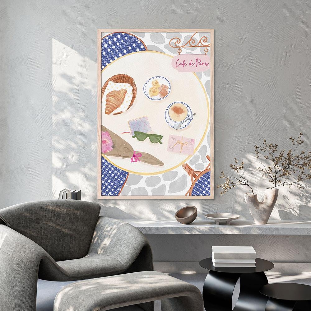 Cafe De Paris Morning-by-Radhika Modi-wall-art-print-canvas-poster-framed-Gioia
