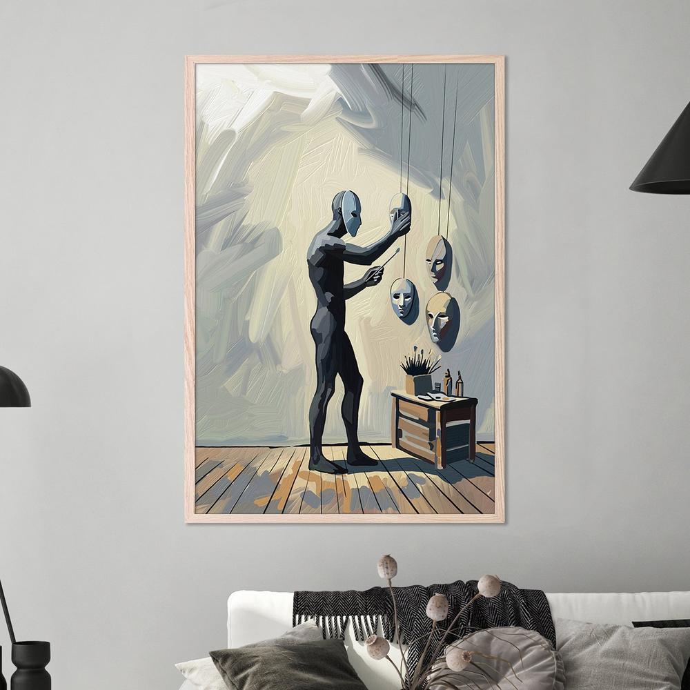 CARETAS-by-Giovanna Gil Alves-wall-art-print-canvas-poster-framed-Gioia