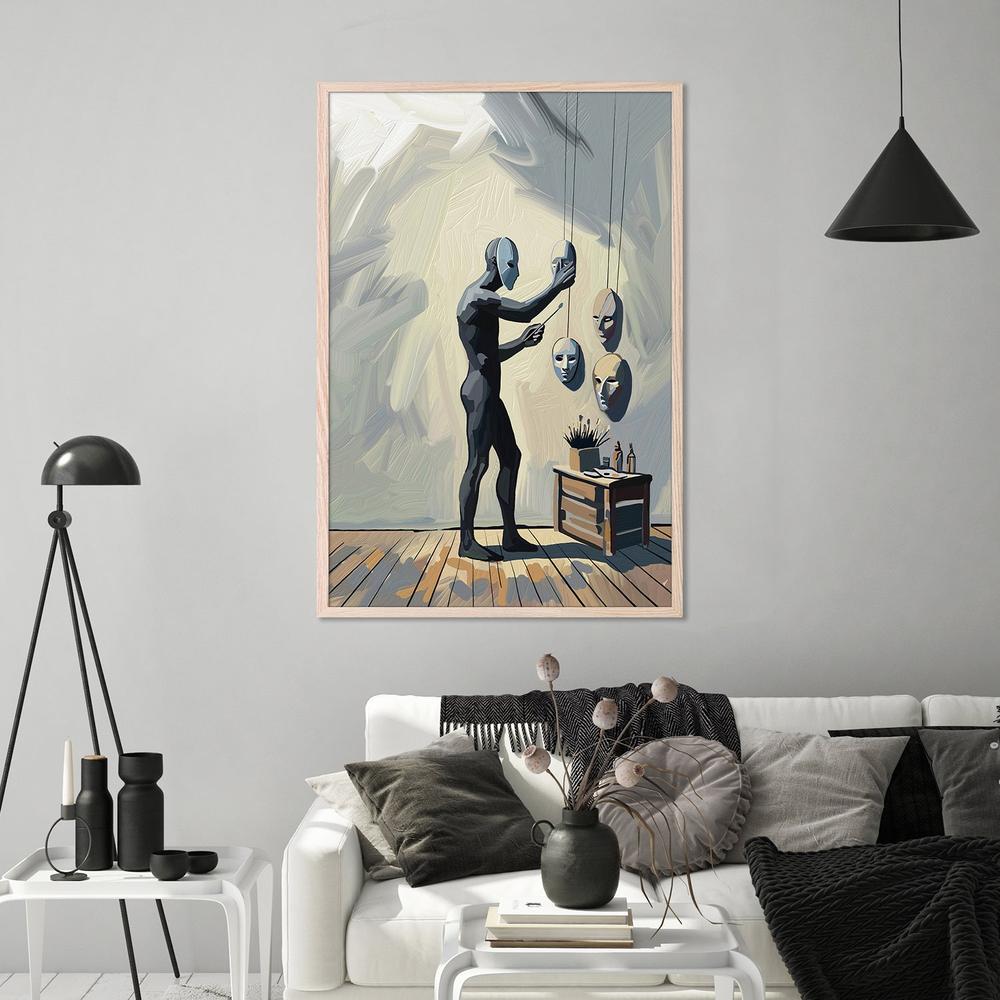 CARETAS-by-Giovanna Gil Alves-wall-art-print-canvas-poster-framed-Gioia