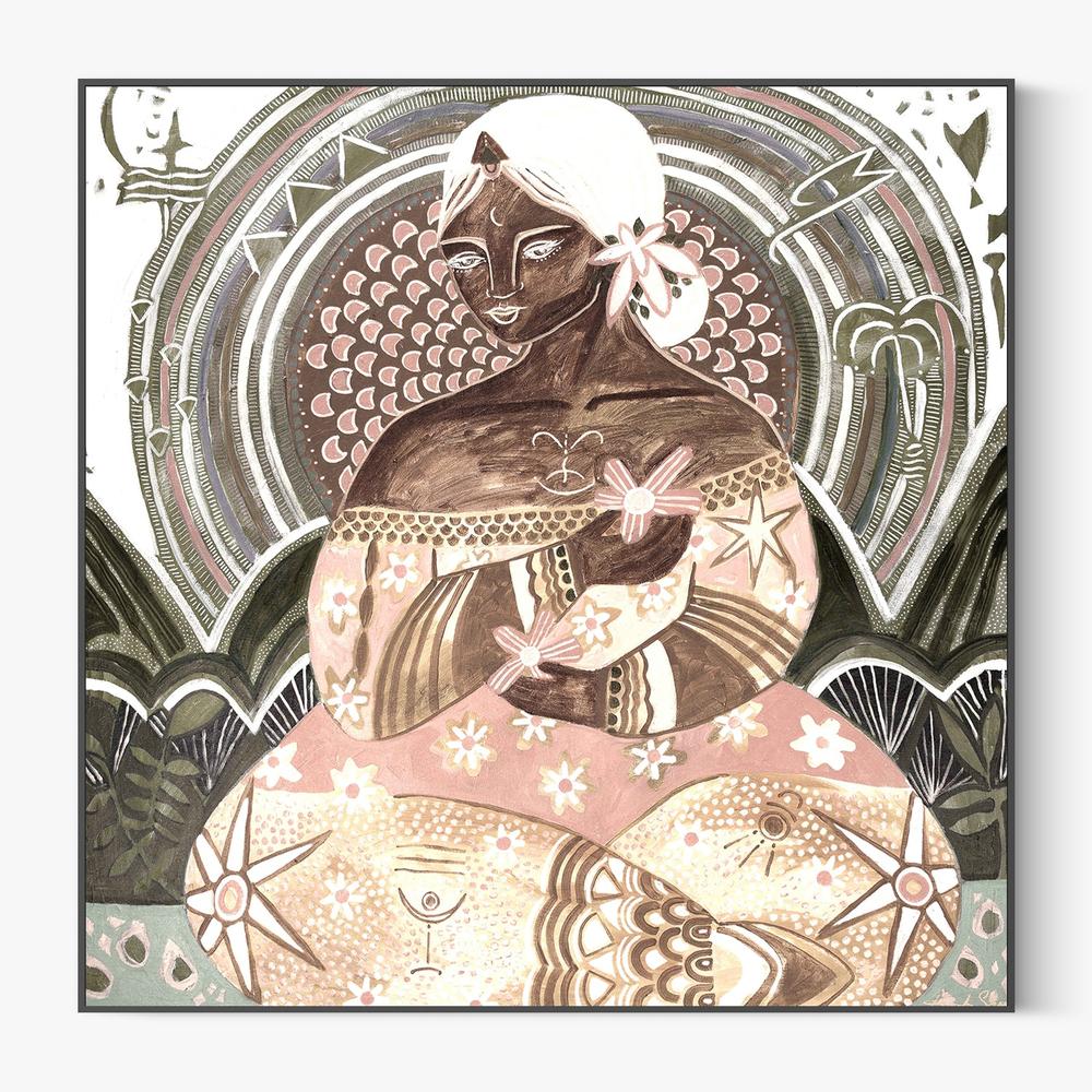Ciel-Heavenly Skies, Sepia Tone-by-Amanda Skye-wall-art-print-canvas-poster-framed-Gioia