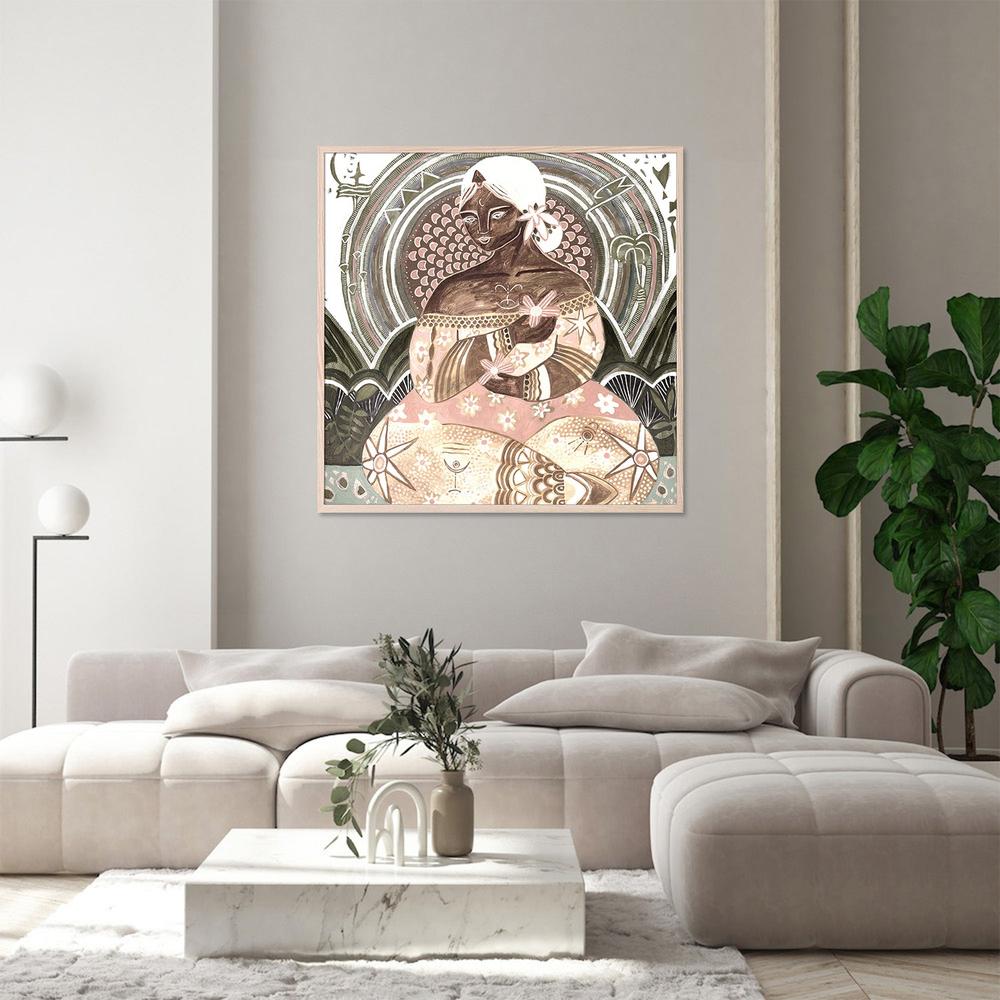 Ciel-Heavenly Skies, Sepia Tone-by-Amanda Skye-wall-art-print-canvas-poster-framed-Gioia