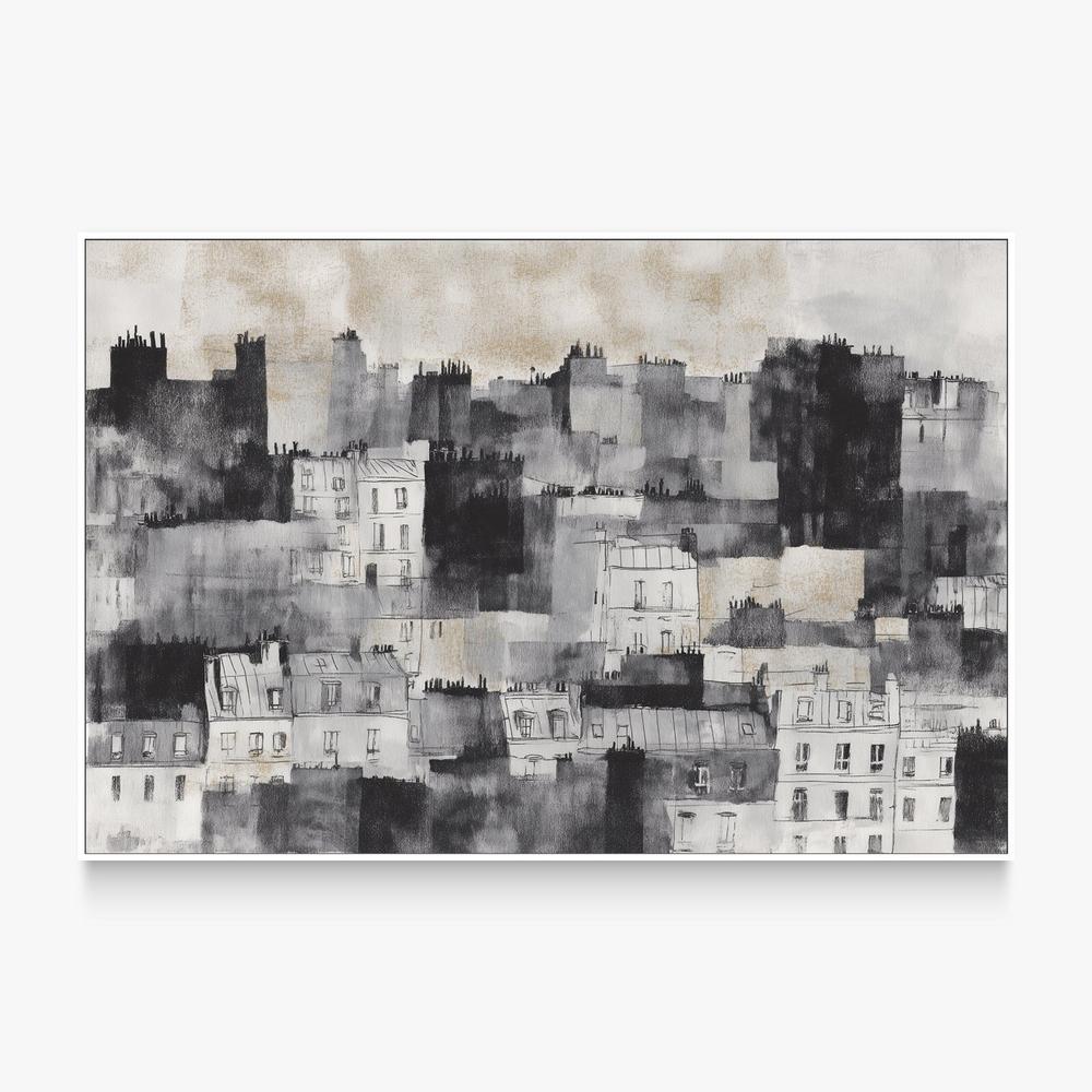 Cloudy Paris-by-Jordão de Abreu-wall-art-print-canvas-poster-framed-Gioia
