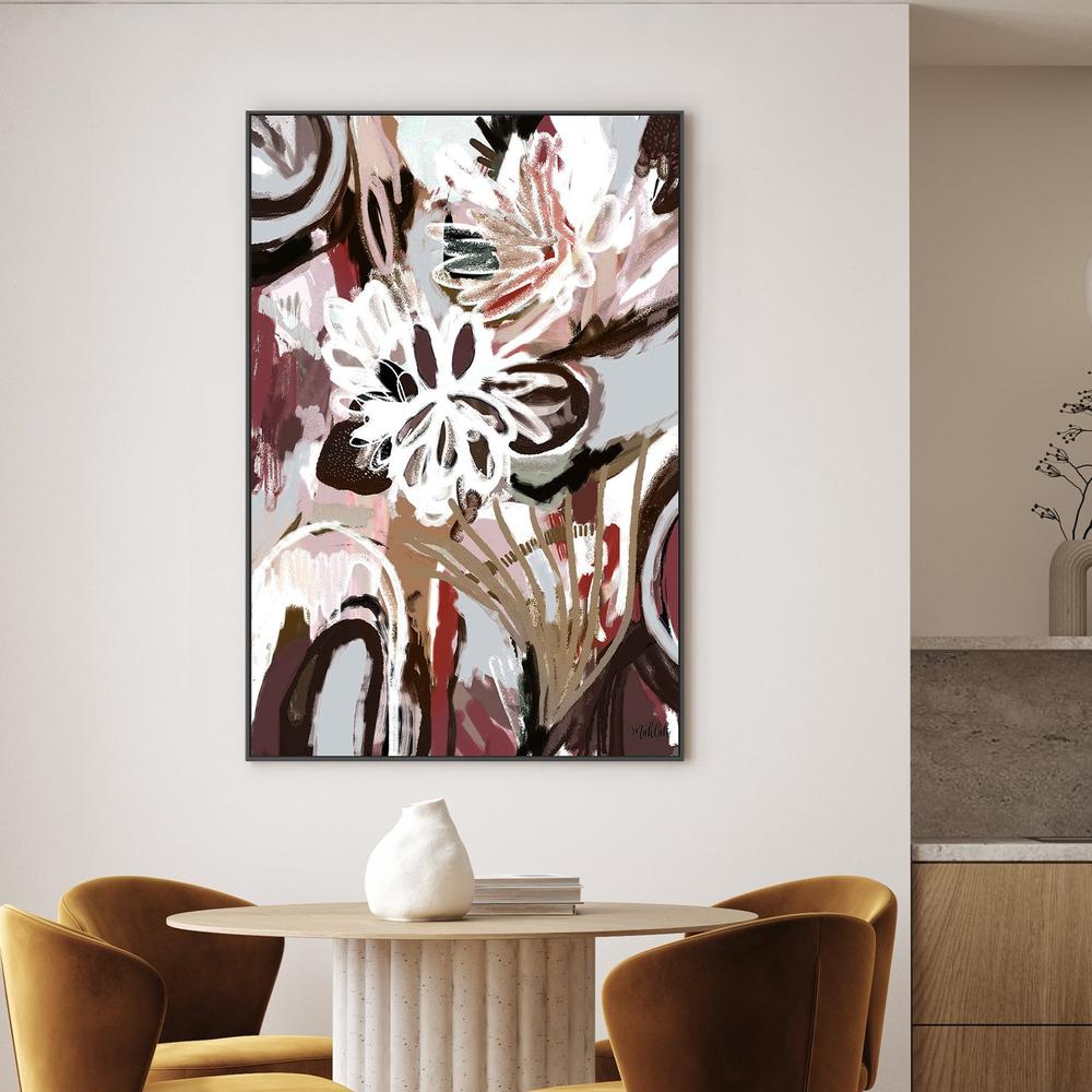 Coco Abstract, Burgundy tone-by-Inkheart Designs-wall-art-print-canvas-poster-framed-Gioia