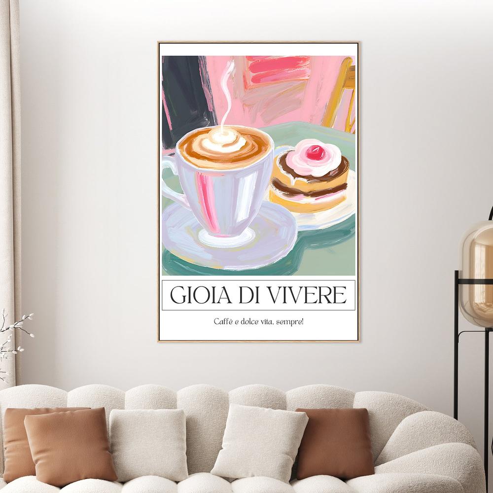 Coffee and Sweet Treat-by-Ohkimiko-wall-art-print-canvas-poster-framed-Gioia