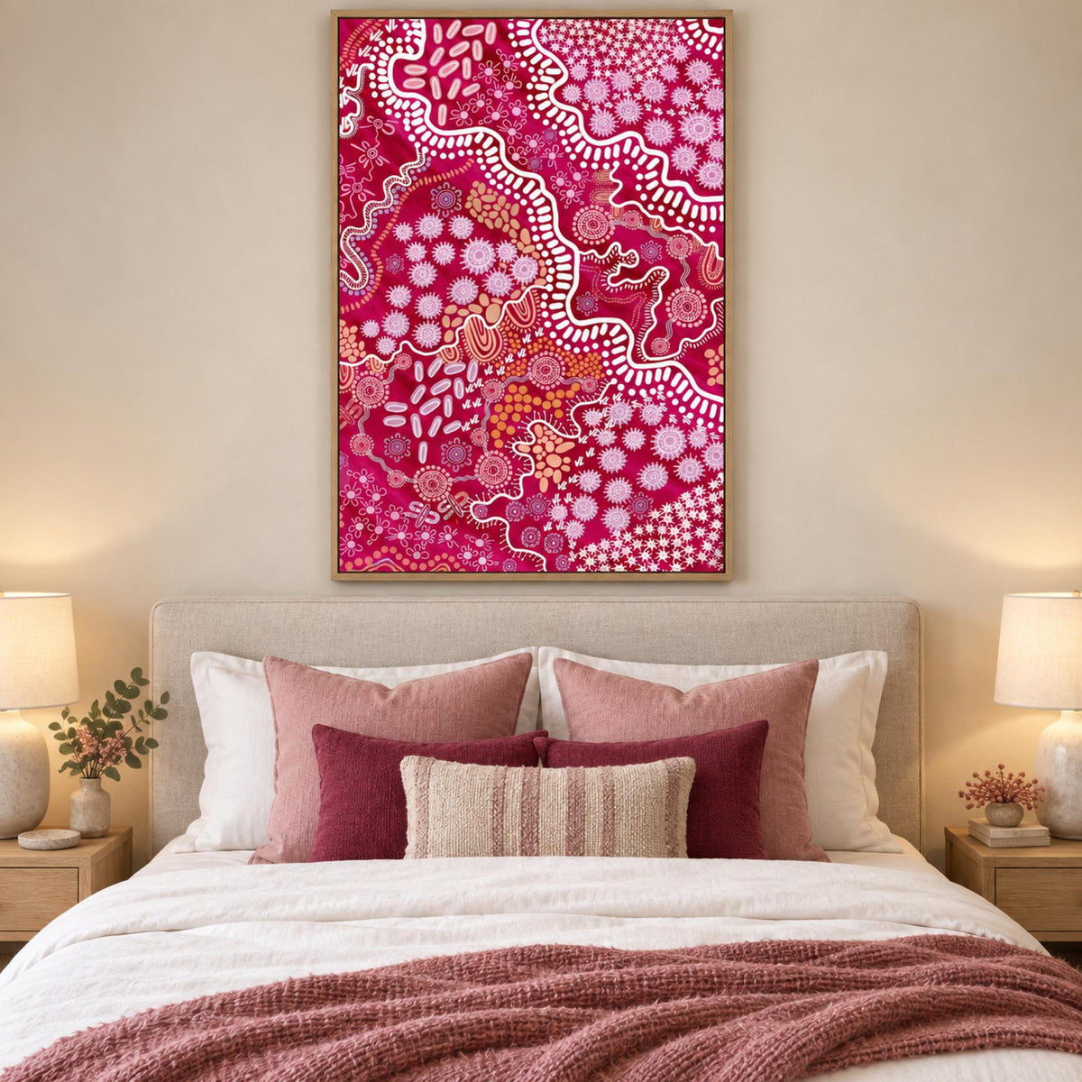 Country In Colour Pink lifestyle bedroom image