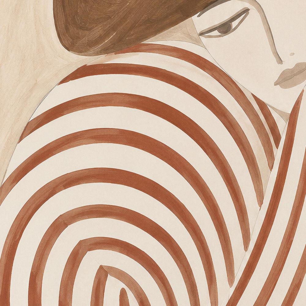 Cowgirl in Circles-by-Lady Hana-wall-art-print-canvas-poster-framed-Gioia