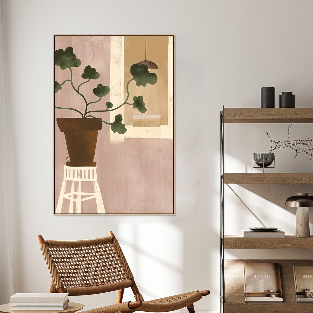 wall-art-print-canvas-poster-framed-Cozy Houseplant Window-2