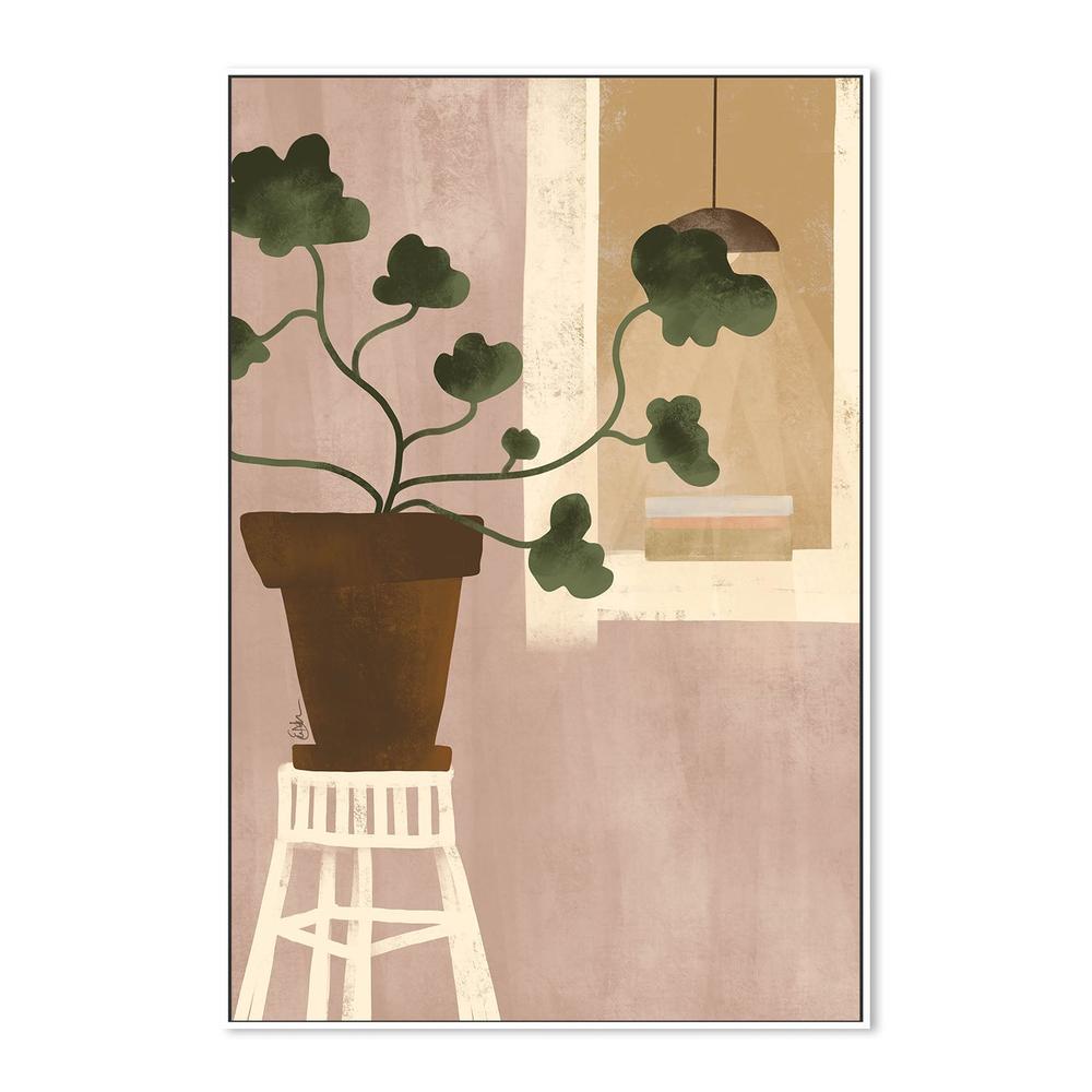 wall-art-print-canvas-poster-framed-Cozy Houseplant Window-5