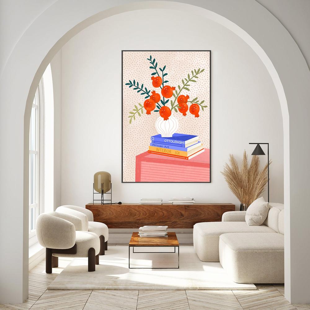Cozy Tabletop Pomegranates-by-Bea Muller-wall-art-print-canvas-poster-framed-Gioia
