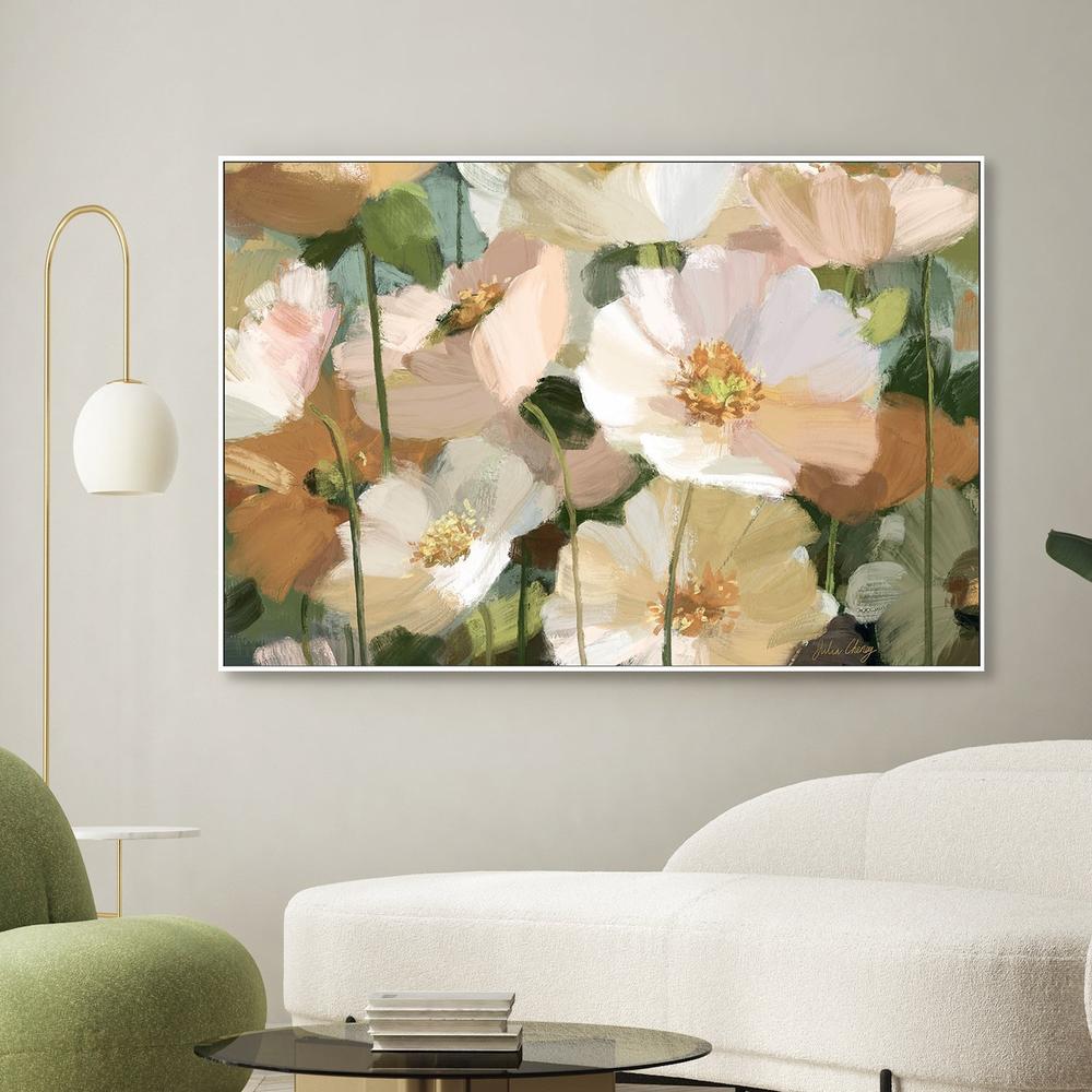 wall-art-print-canvas-poster-framed-Creamy White Blossoms-2