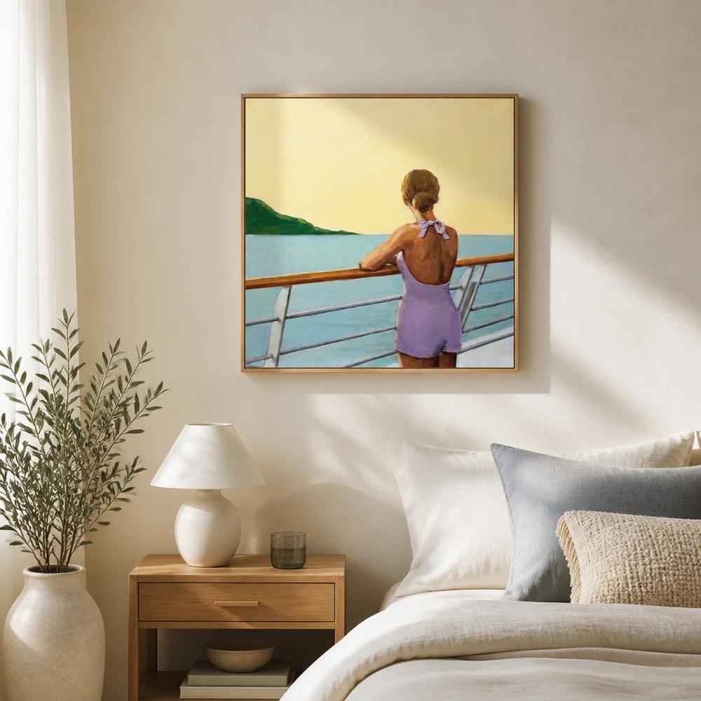 Cruise Sunset-by-Sarah Morrissette-wall-art-print-canvas-poster-framed-Gioia