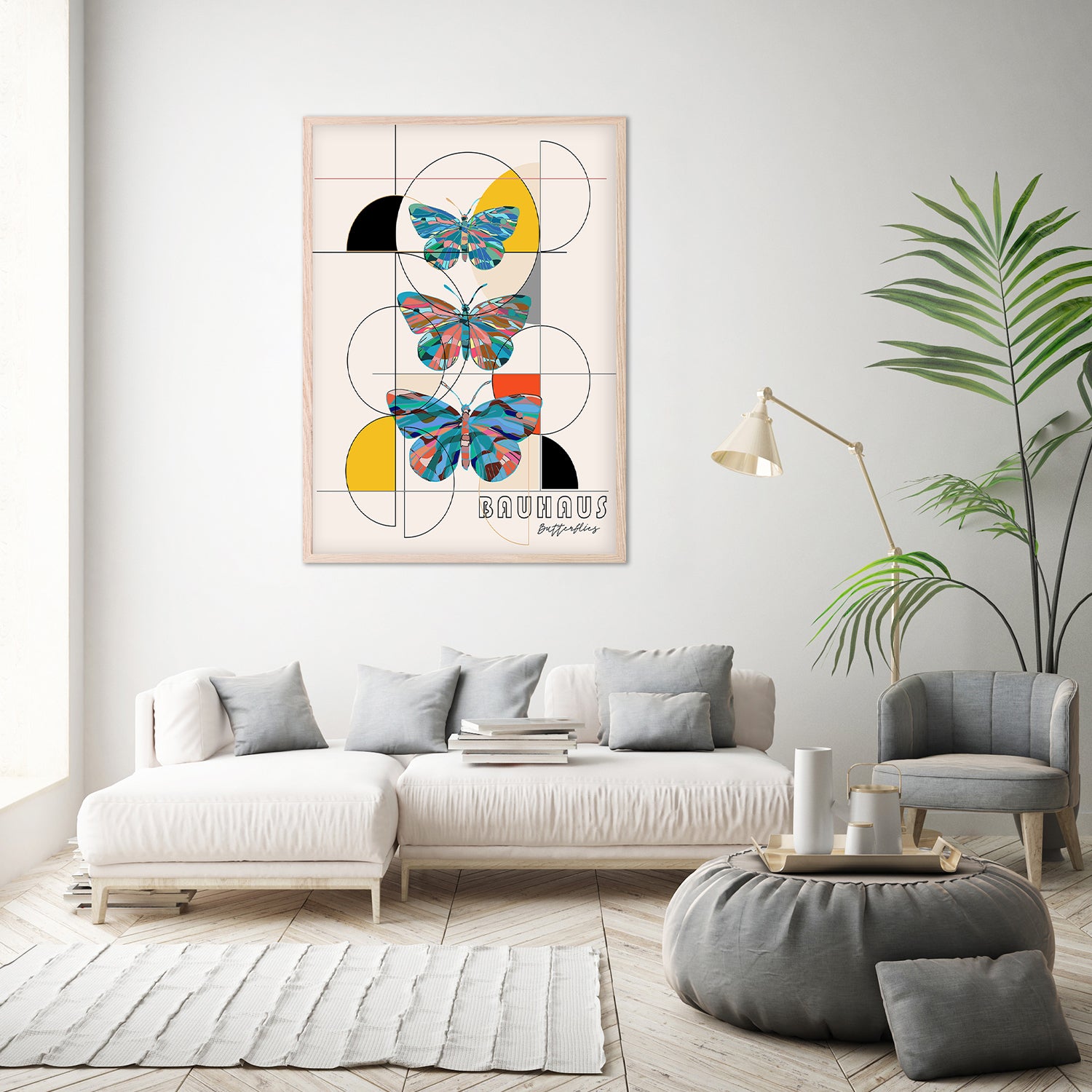Colorful Geometric Butterflies