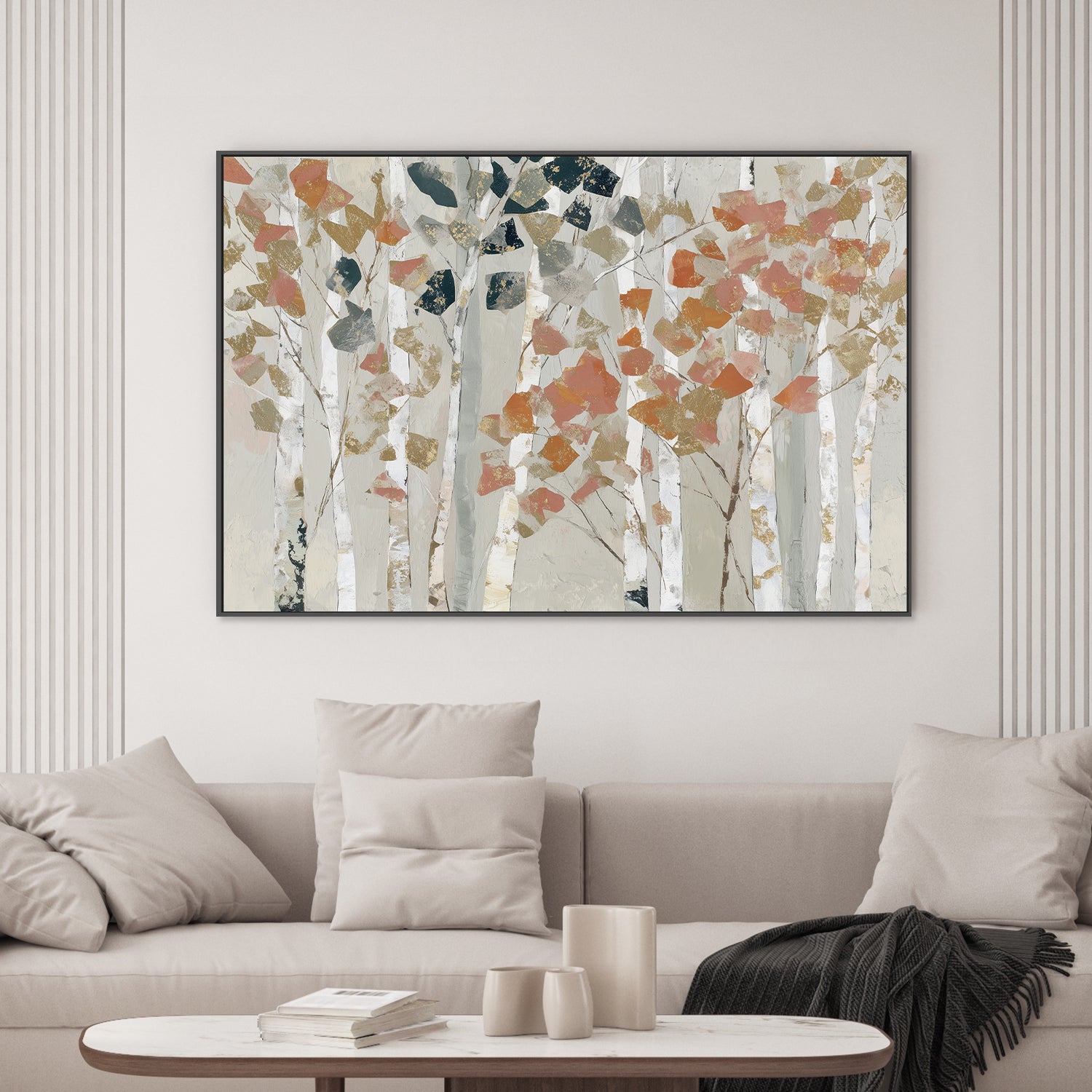 Birch Forest in Autumn, Style A