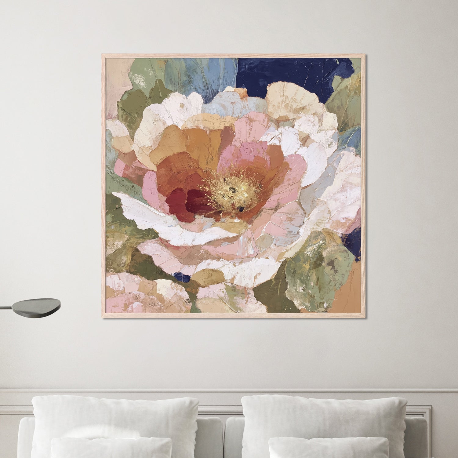 Layered Peony with Gold Details