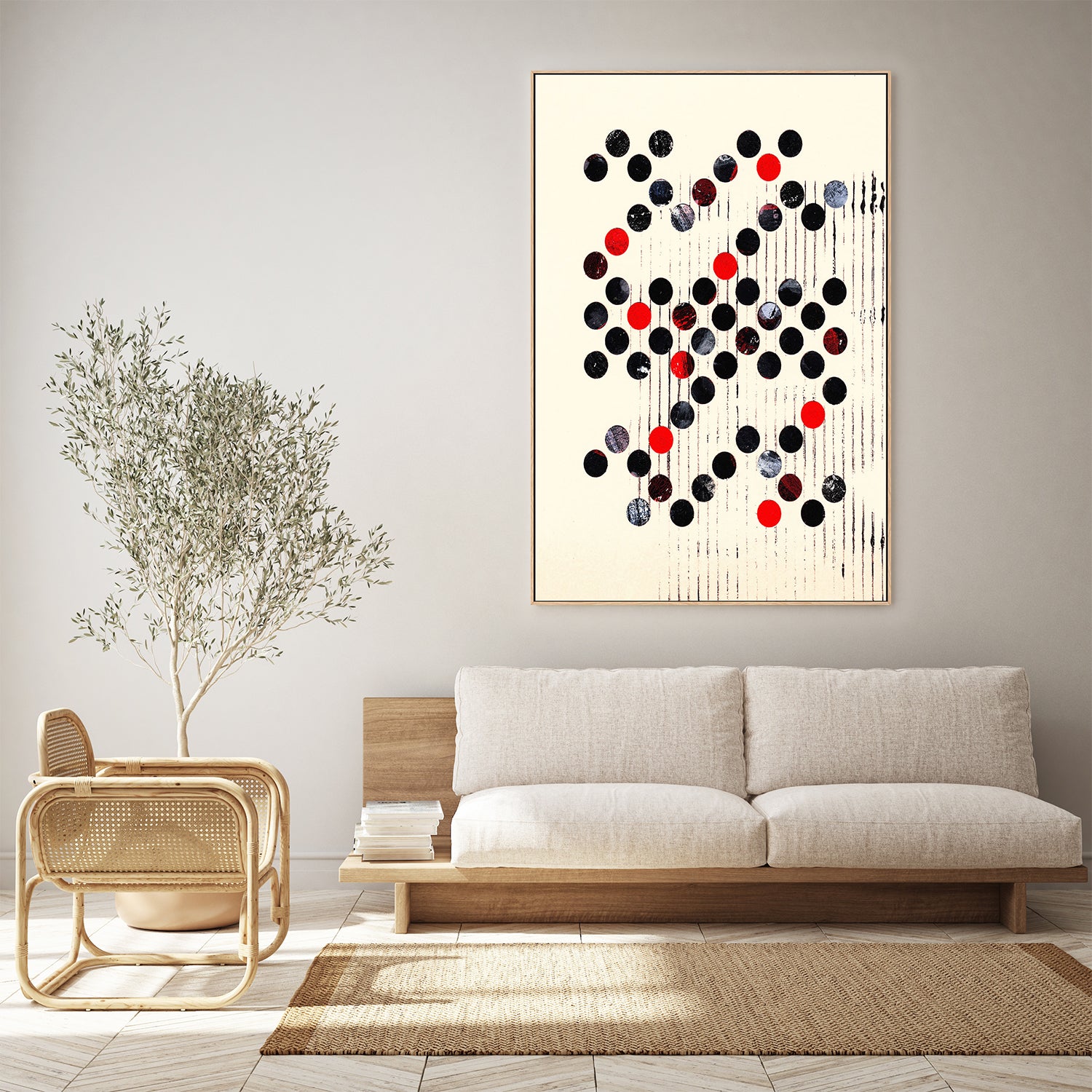 Scattered Circles Pattern
