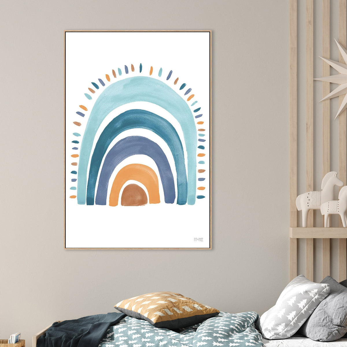 Surf Rainbow Print