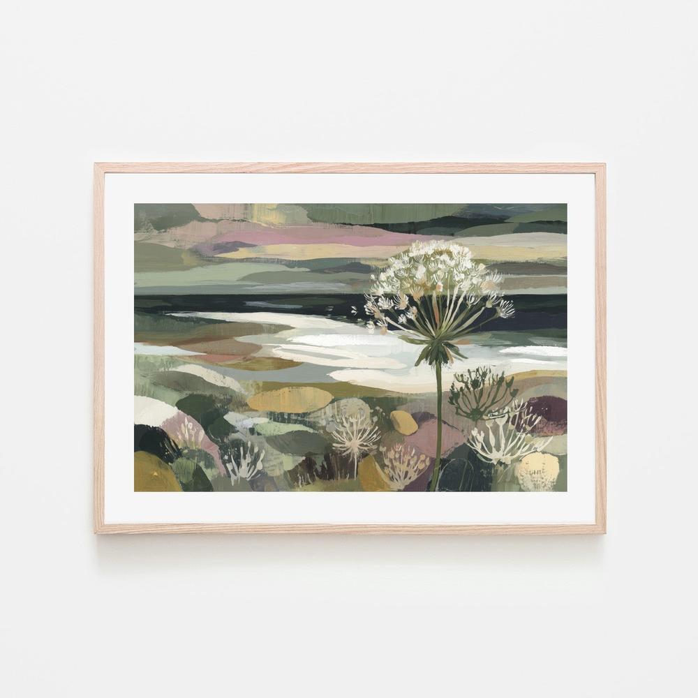 Dandelion Misty Meadow-by-Chromatic Storm Studio-wall-art-print-canvas-poster-framed-Gioia