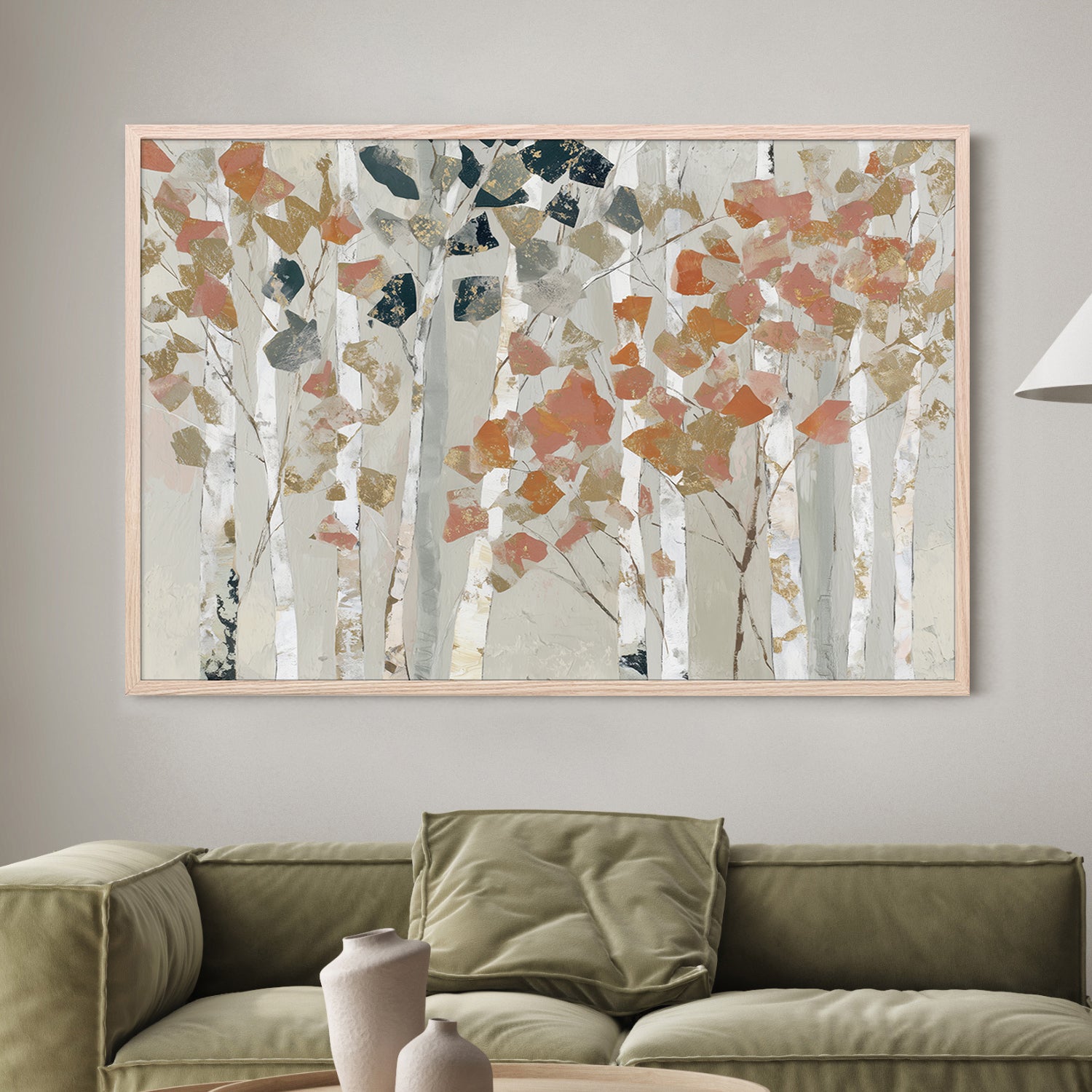 Birch Forest in Autumn, Style A