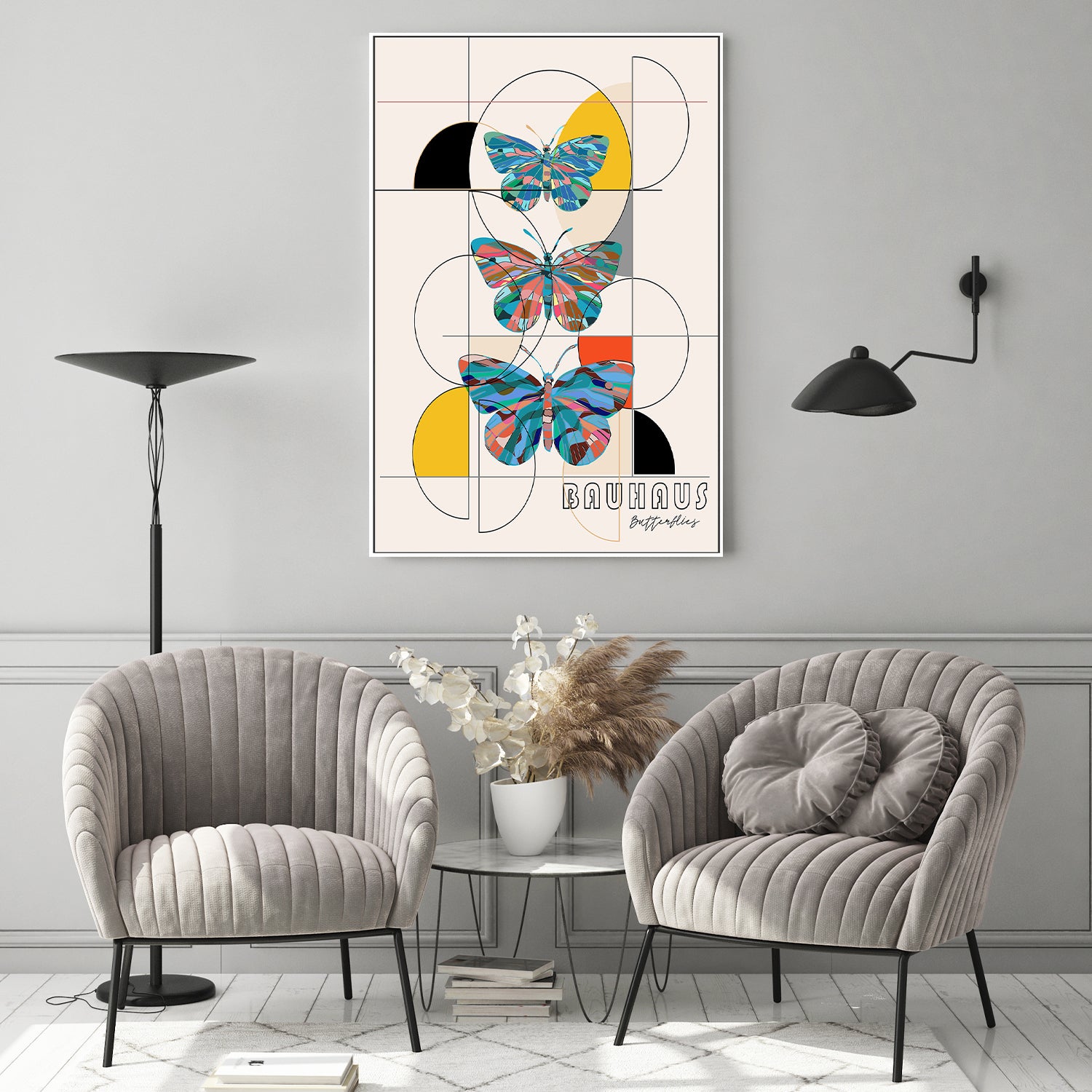 Colorful Geometric Butterflies