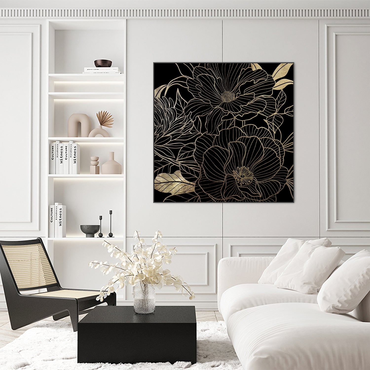 Floral Golden Garden