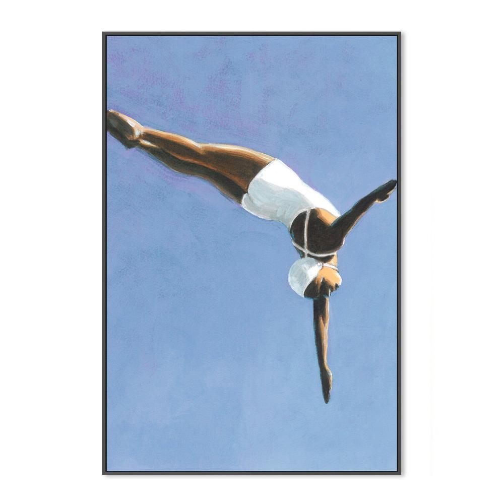 Diver in White-by-Sarah Morrissette-wall-art-print-canvas-poster-framed-Gioia