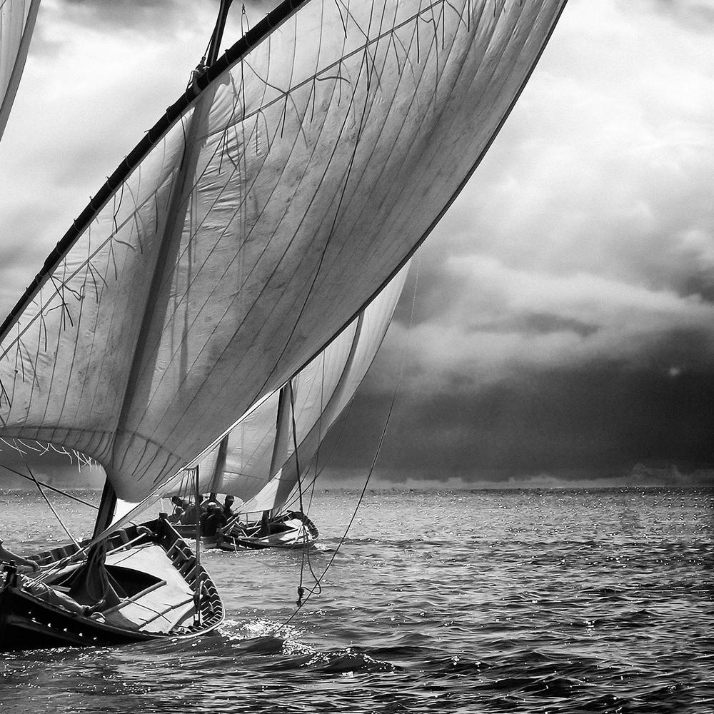 Dramatic Sailing Race-by-Angel Villalba-wall-art-print-canvas-poster-framed-Gioia