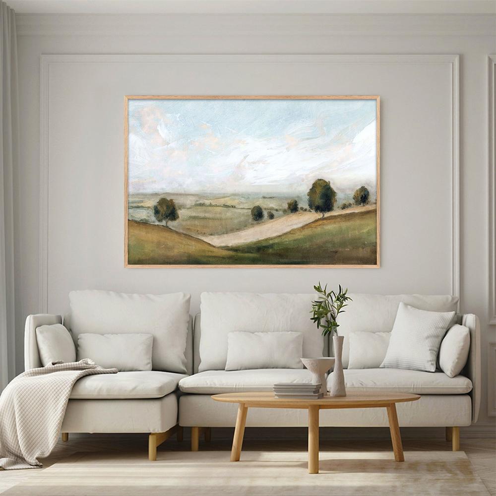 Dreamfields, Style B-by-Nina Blue-wall-art-print-canvas-poster-framed-Gioia