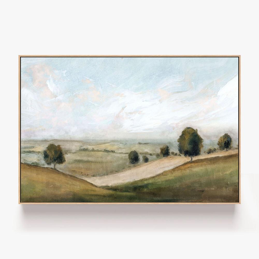 Dreamfields, Style B-by-Nina Blue-wall-art-print-canvas-poster-framed-Gioia