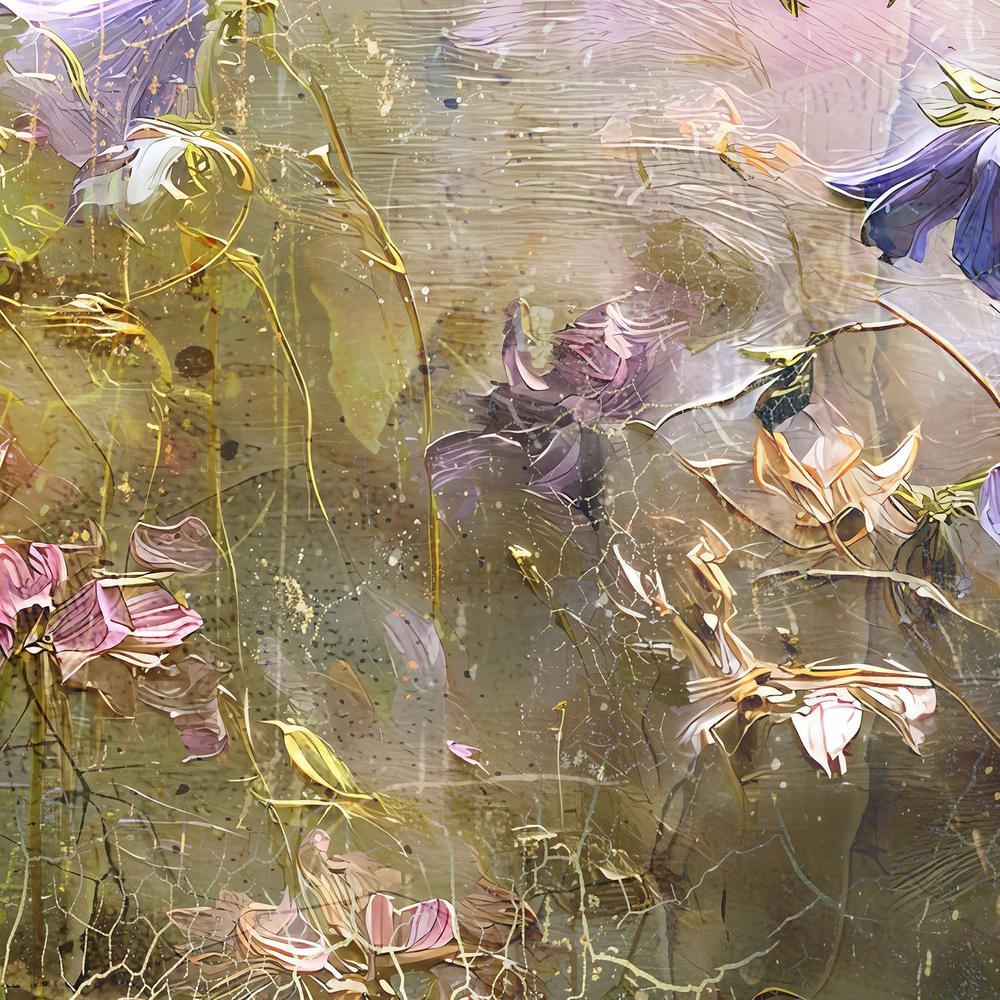 Dreamy Floral Texture-by-Rafal Kulik-wall-art-print-canvas-poster-framed-Gioia