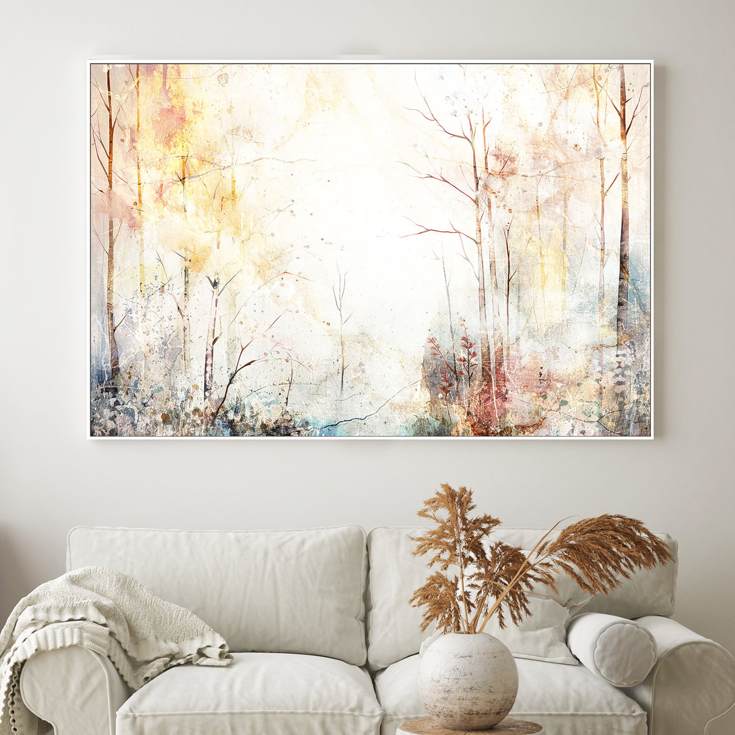 Dreamy Golden Forest-by-Rafal Kulik-wall-art-print-canvas-poster-framed-Gioia