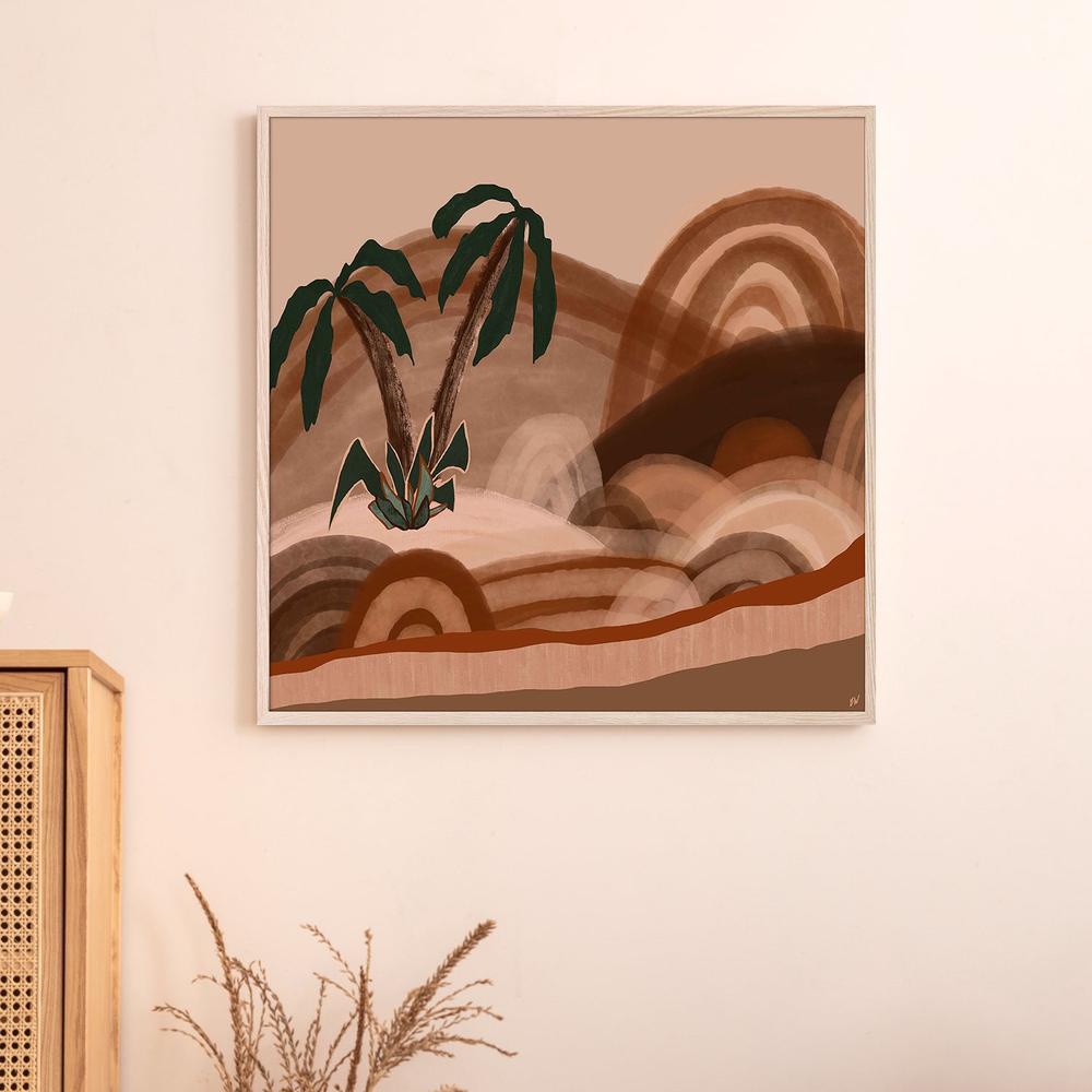 Dreamy Hills-by-Carrie Welsh-wall-art-print-canvas-poster-framed-Gioia