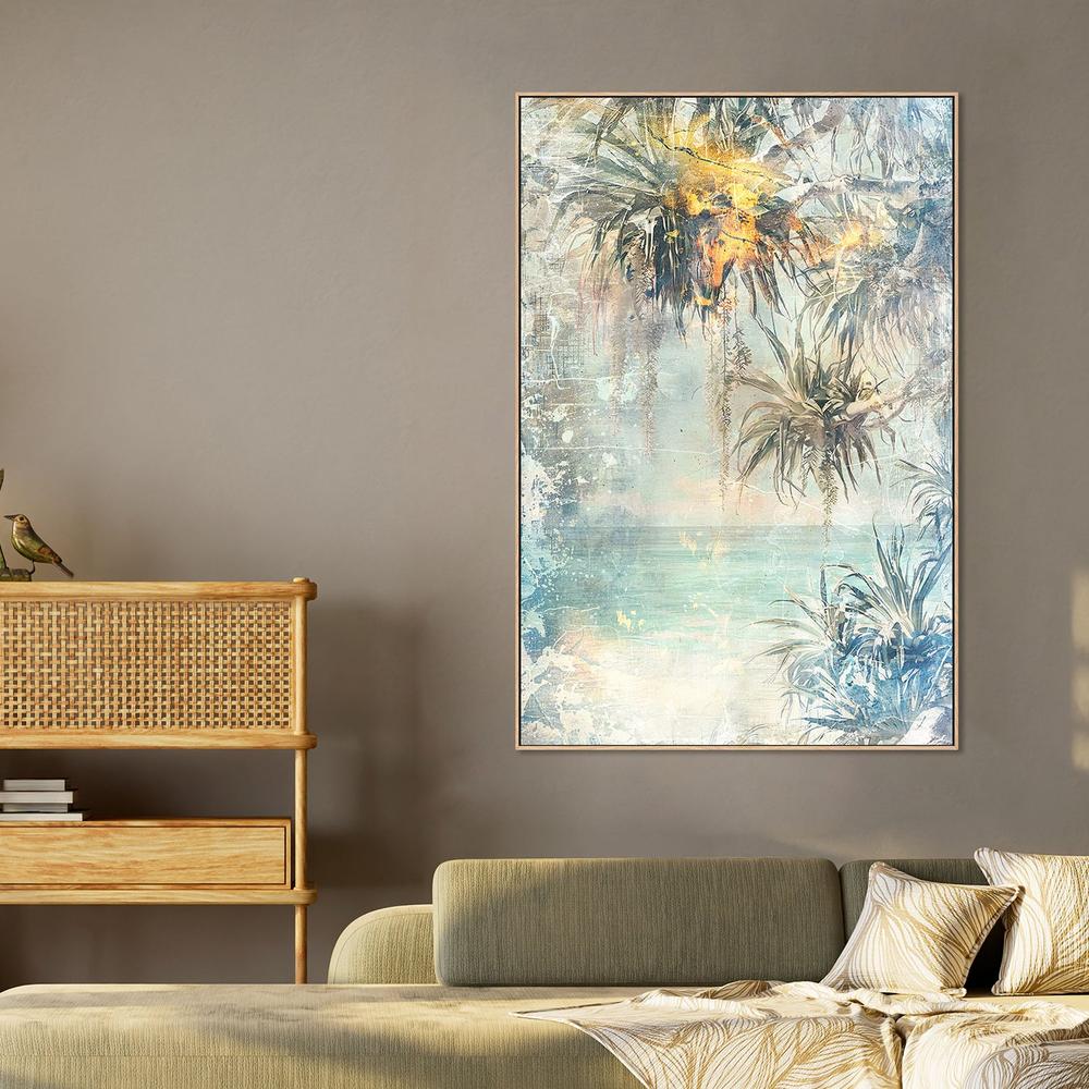wall-art-print-canvas-poster-framed-Dreamy Tropical Palms-2