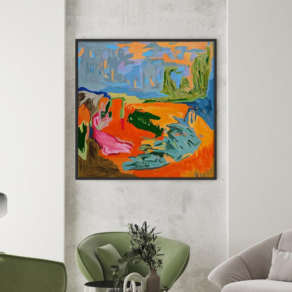 Earthsong-by-Alpana Rai-wall-art-print-canvas-poster-framed-Gioia