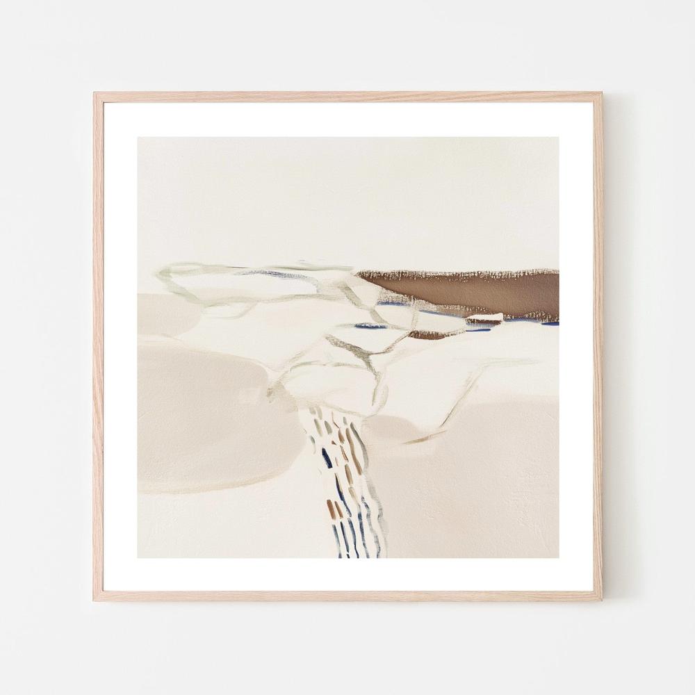 Earthy Abstract Landscape-by-Alma-wall-art-print-canvas-poster-framed-Gioia
