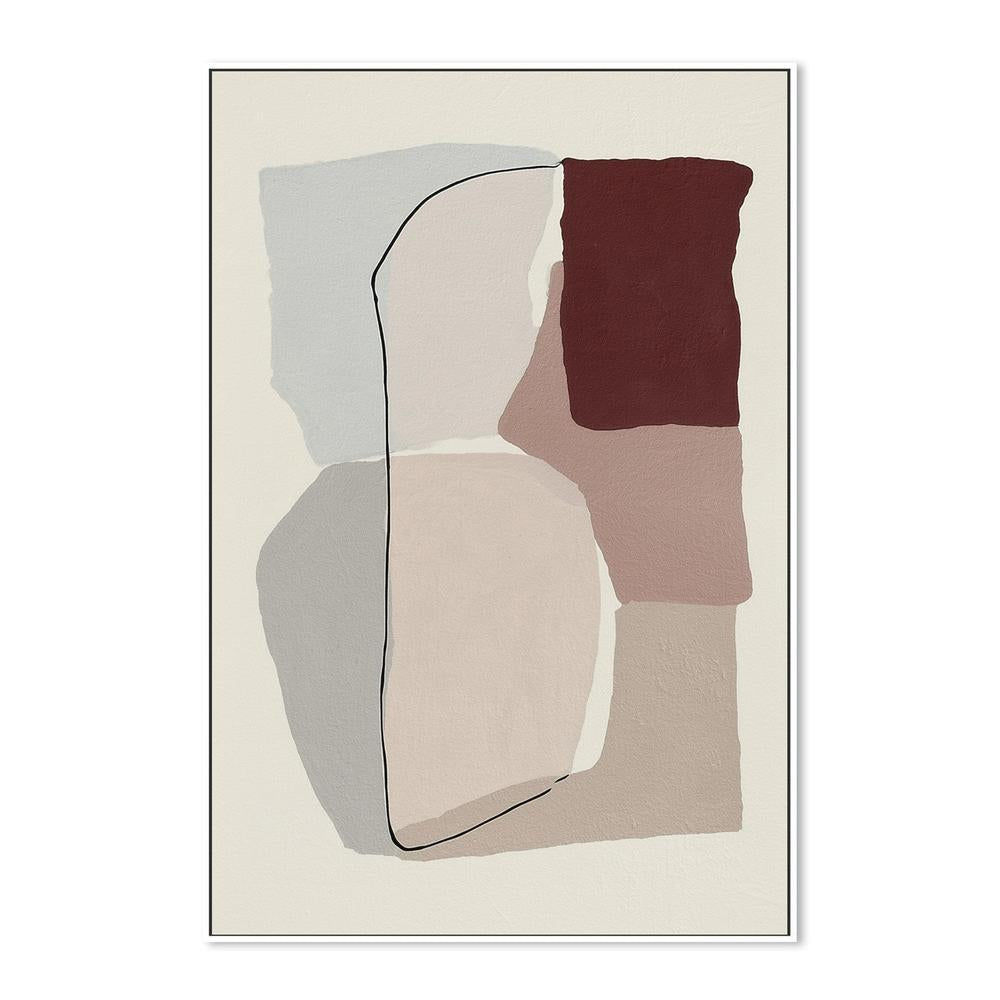 Earthy Abstract Shapes-by-Alma-wall-art-print-canvas-poster-framed-Gioia