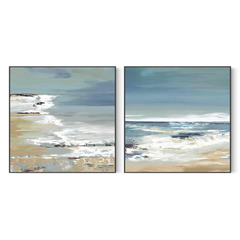 East Coast, Style A & B, Set Of 2-by-Lera-wall-art-print-canvas-poster-framed-Gioia