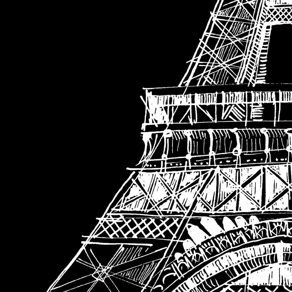 Eiffel Tower Sketch-by-Alex Nereuta-wall-art-print-canvas-poster-framed-Gioia