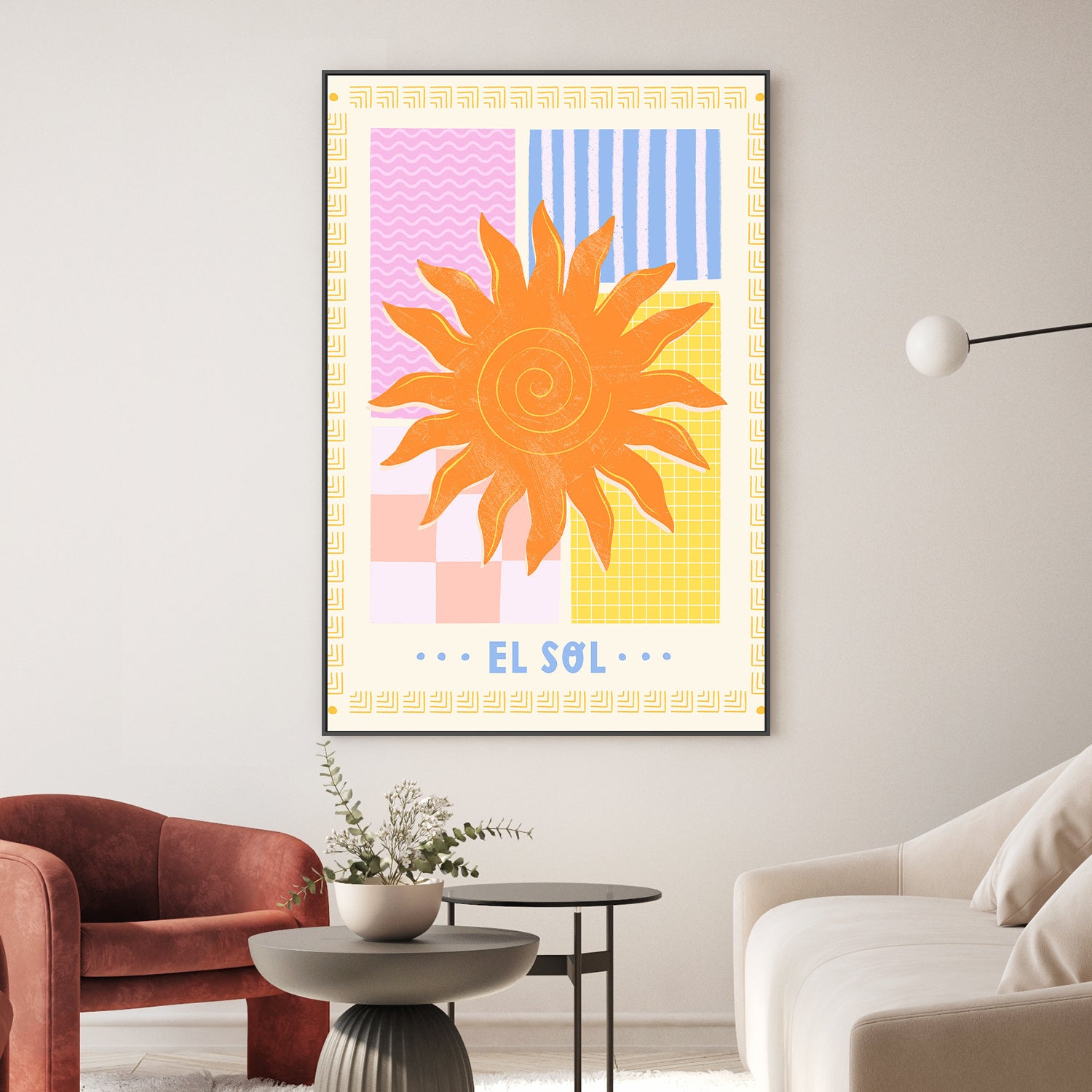 El Sol-by-Melissa Donne-wall-art-print-canvas-poster-framed-Gioia