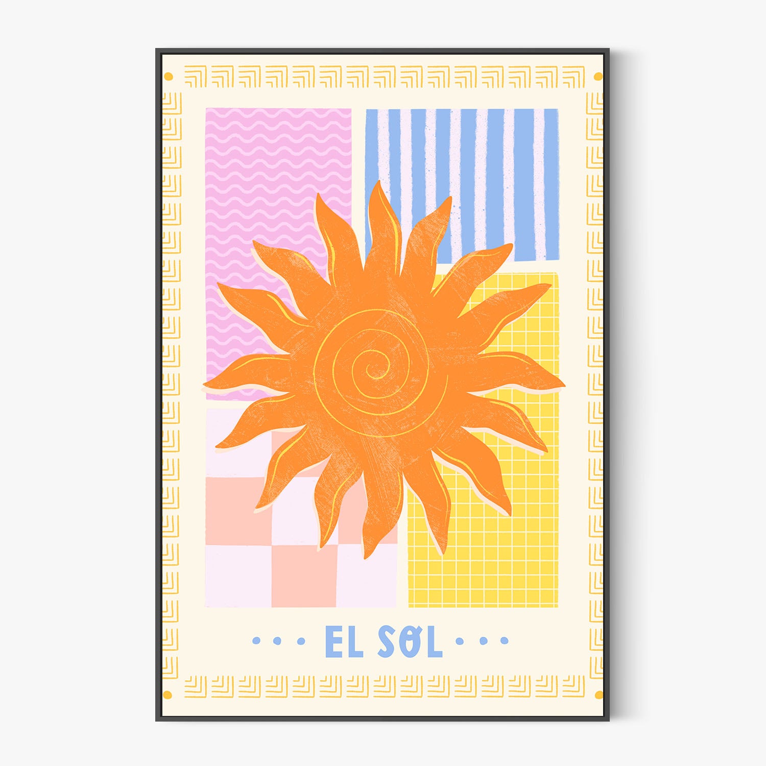 El Sol-by-Melissa Donne-wall-art-print-canvas-poster-framed-Gioia