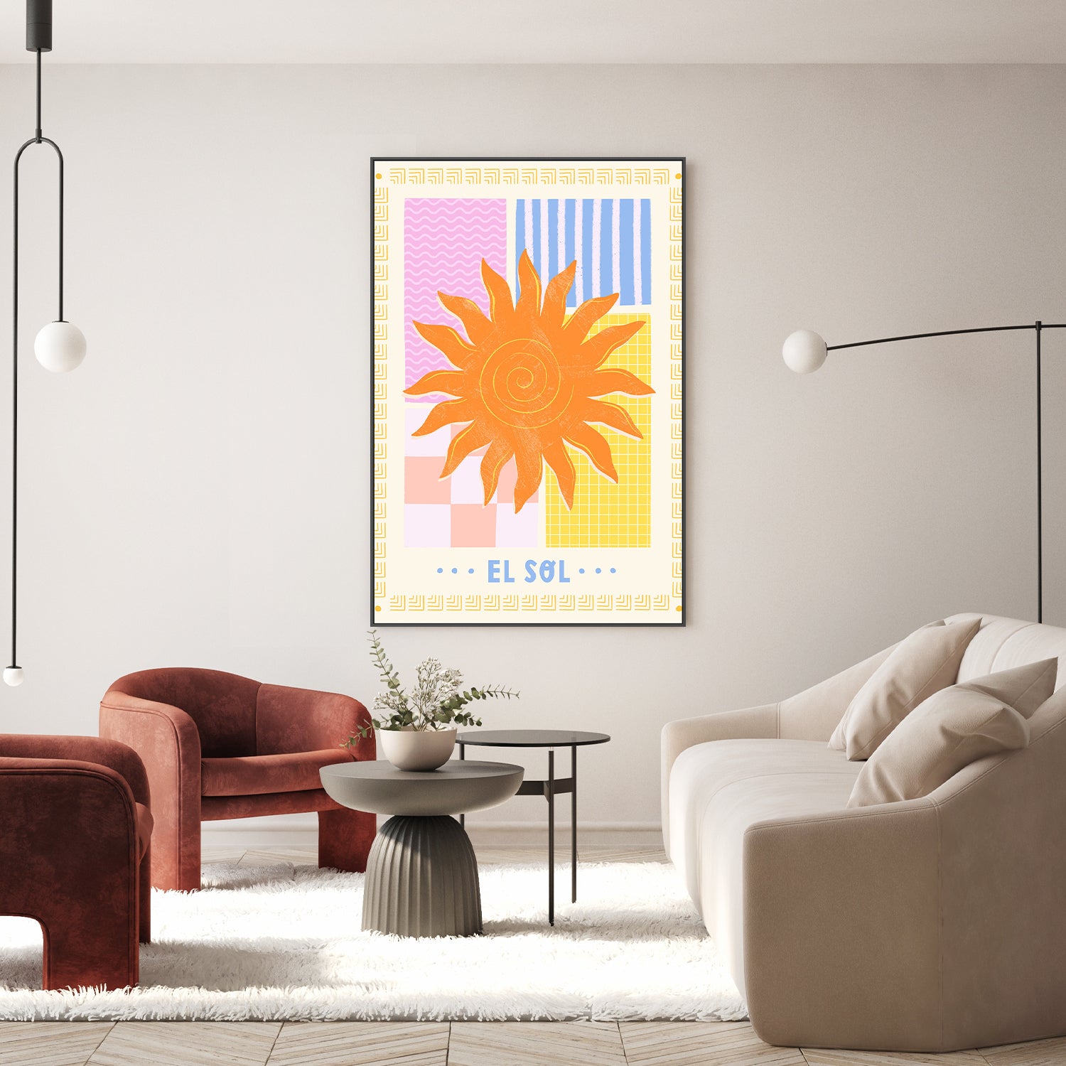El Sol-by-Melissa Donne-wall-art-print-canvas-poster-framed-Gioia