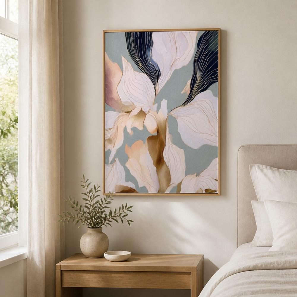 Elegant Floral Abstraction-by-Alma-wall-art-print-canvas-poster-framed-Gioia