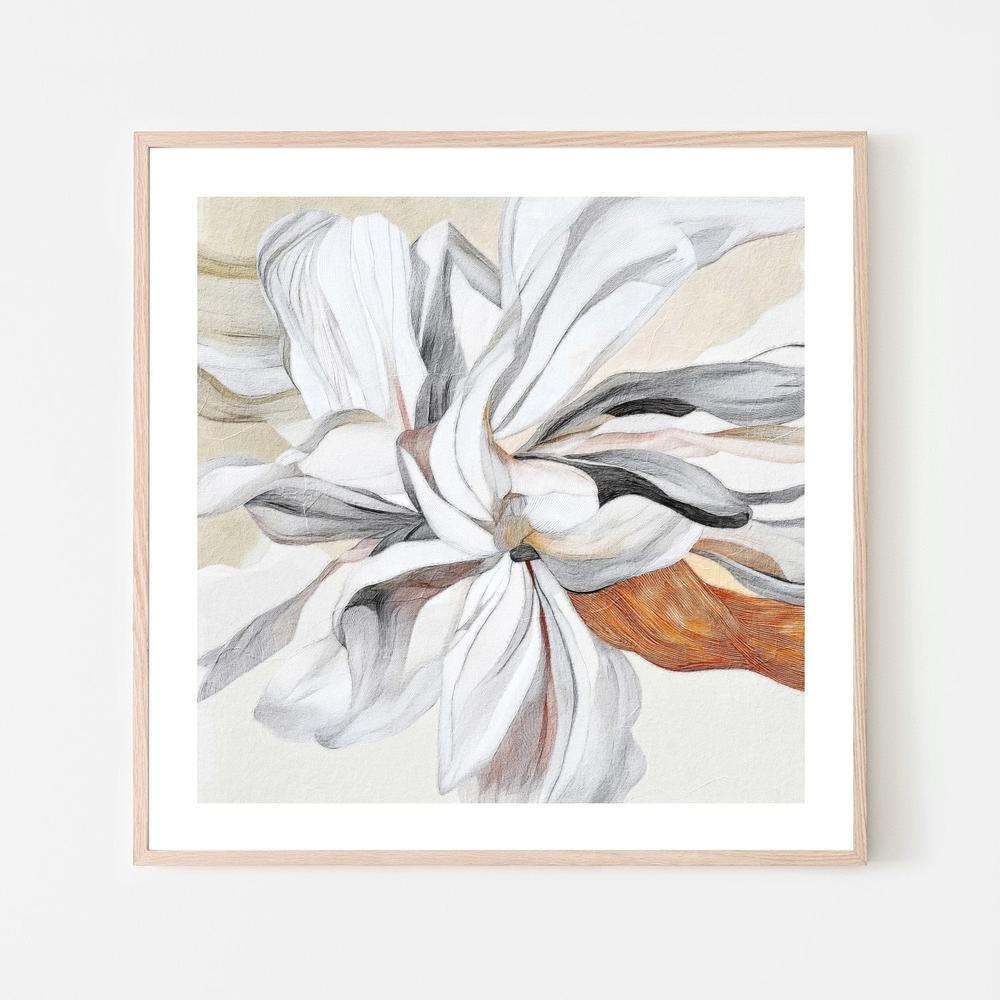 Elegant Flowing Flower-by-Alma-wall-art-print-canvas-poster-framed-Gioia